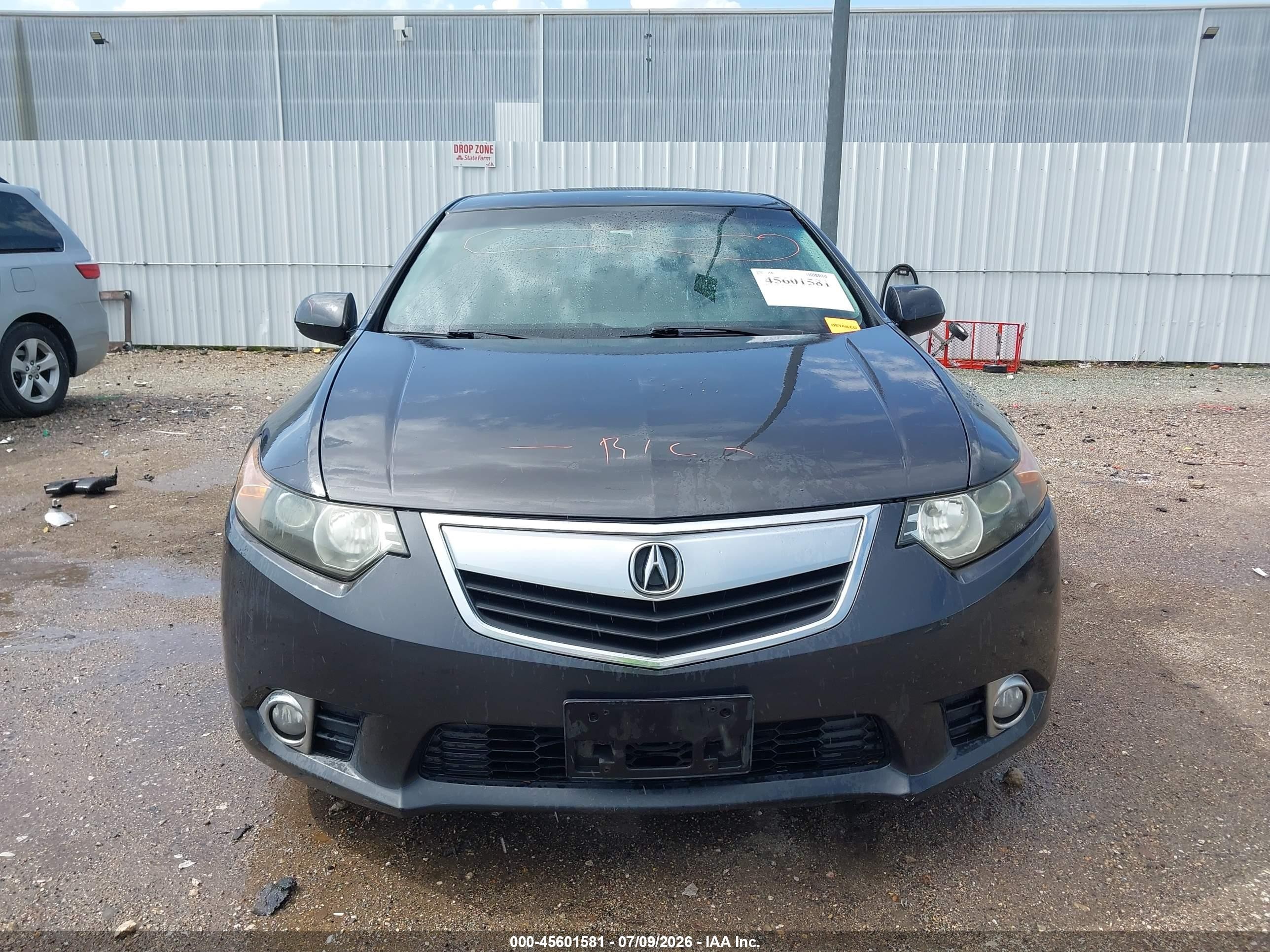 2011 Acura Tsx 2.4 Gray vin: JH4CU2F62BC016404