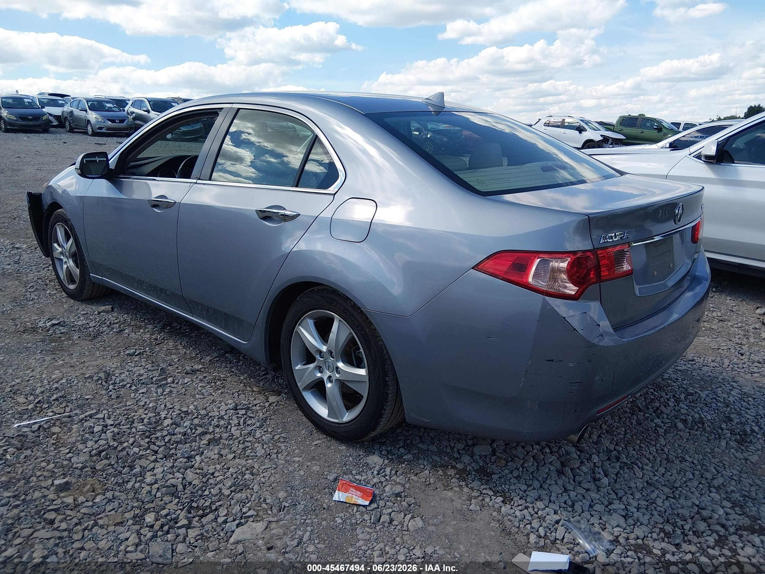 2011 Acura Tsx 2.4 Gray vin: JH4CU2F62BC018346