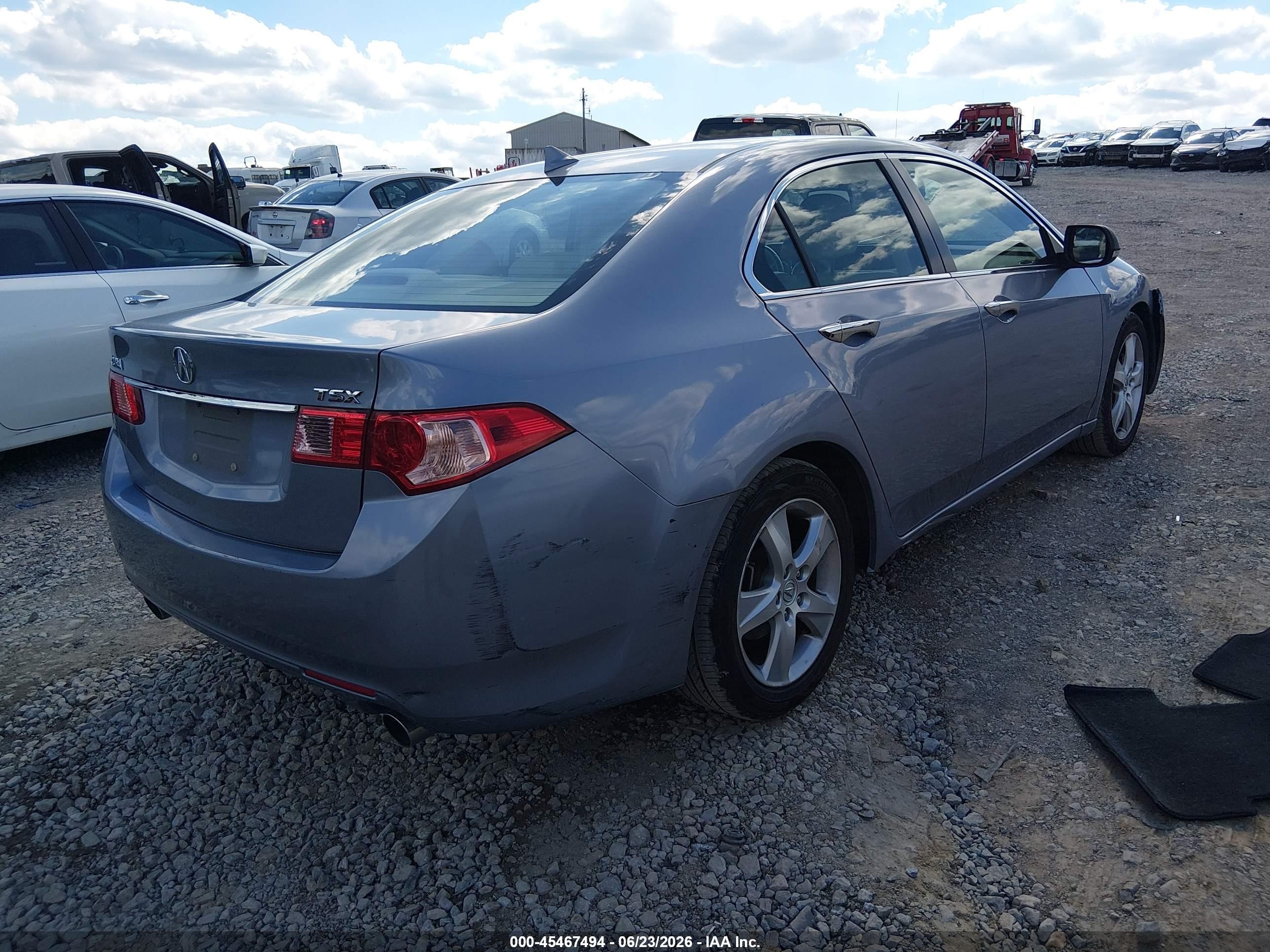 2011 Acura Tsx 2.4 Gray vin: JH4CU2F62BC018346