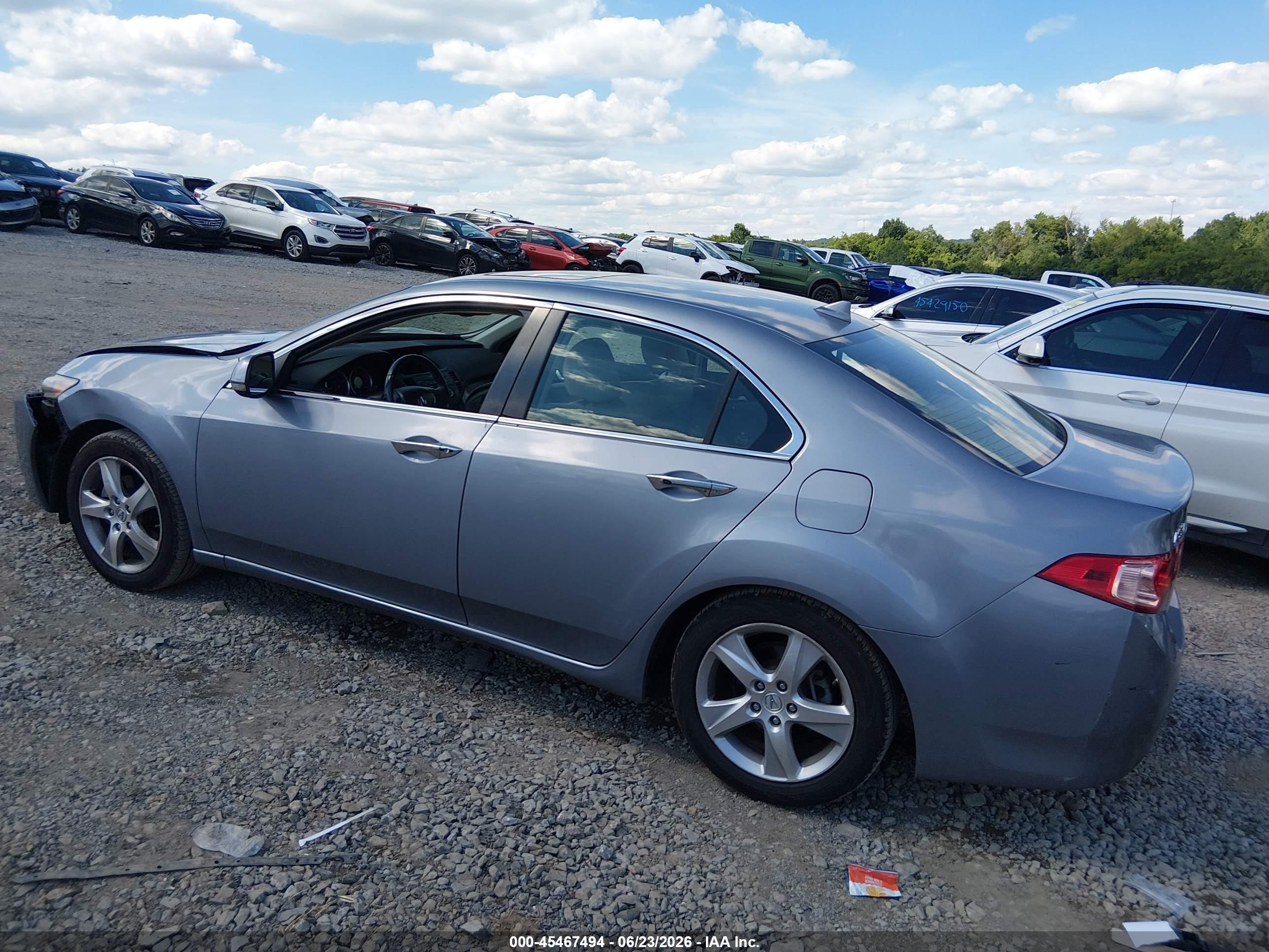2011 Acura Tsx 2.4 Gray vin: JH4CU2F62BC018346
