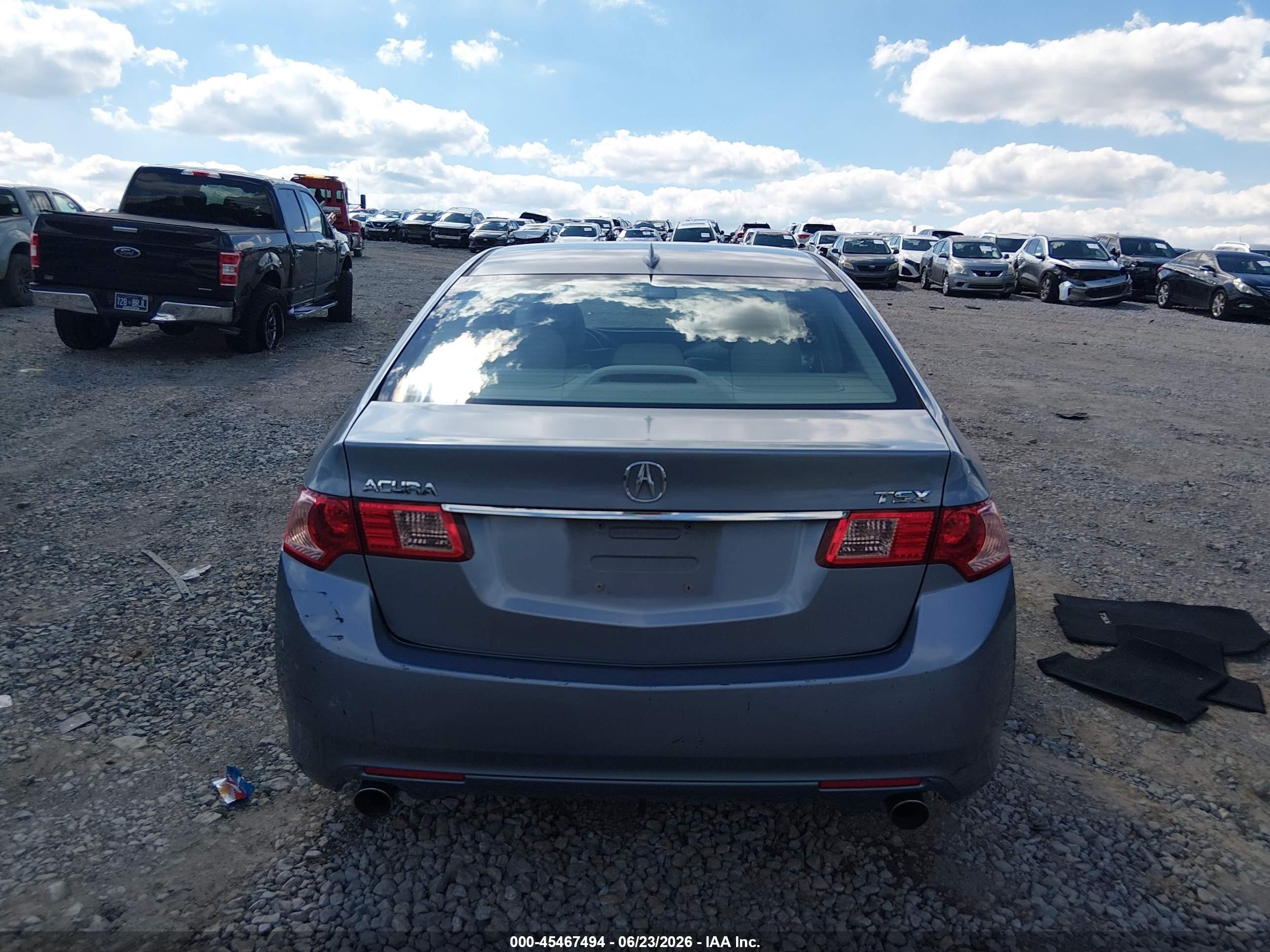 2011 Acura Tsx 2.4 Gray vin: JH4CU2F62BC018346