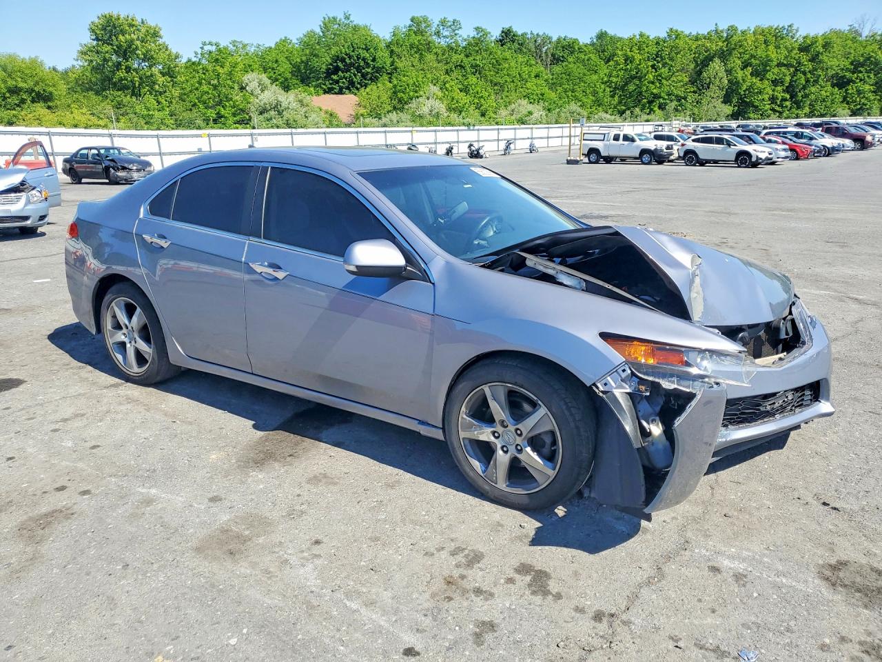 2012 Acura Tsx Tech Silver vin: JH4CU2F62CC005713