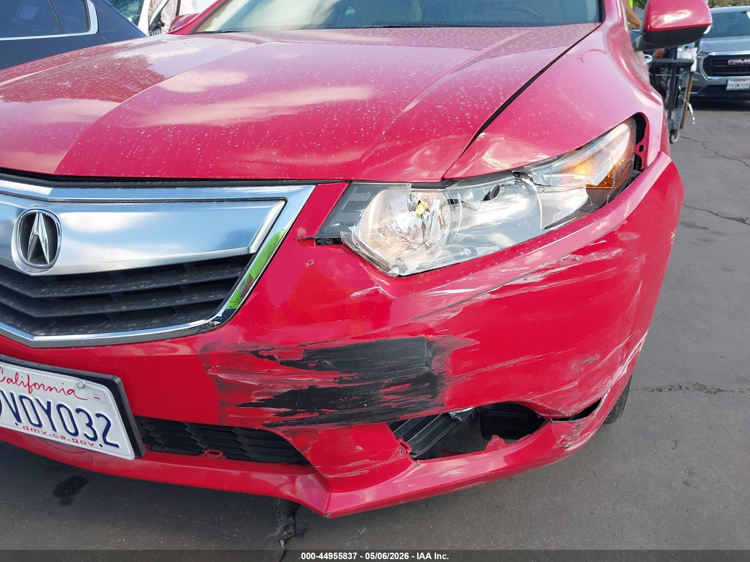 2013 Acura Tsx 2.4 Красный vin: JH4CU2F62DC002067