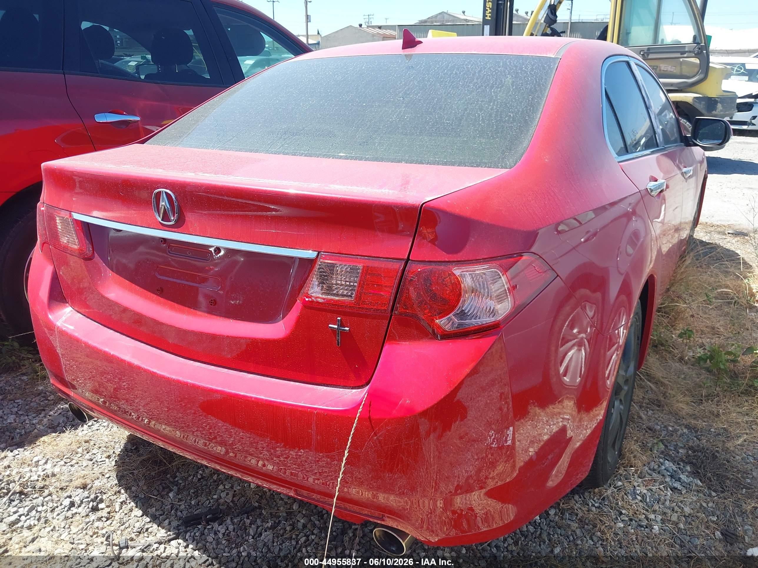 2013 Acura Tsx 2.4 Красный vin: JH4CU2F62DC002067