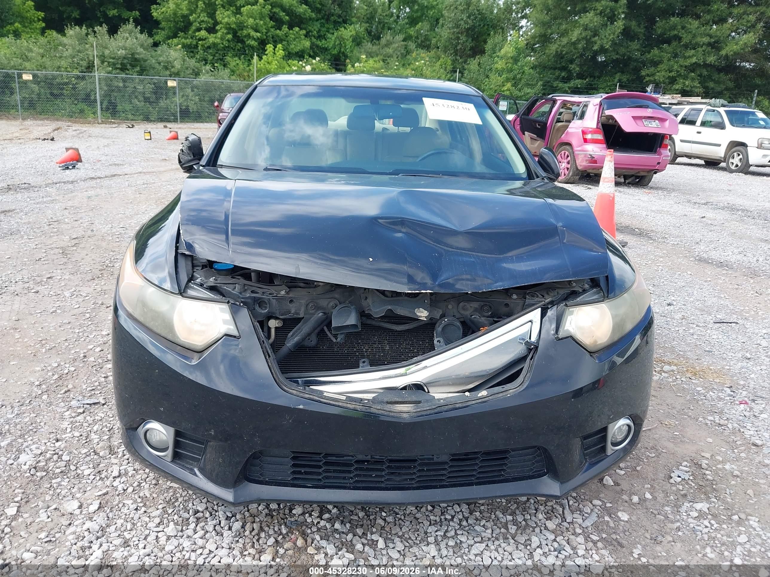 2013 Acura Tsx 2.4 Black vin: JH4CU2F62DC002585