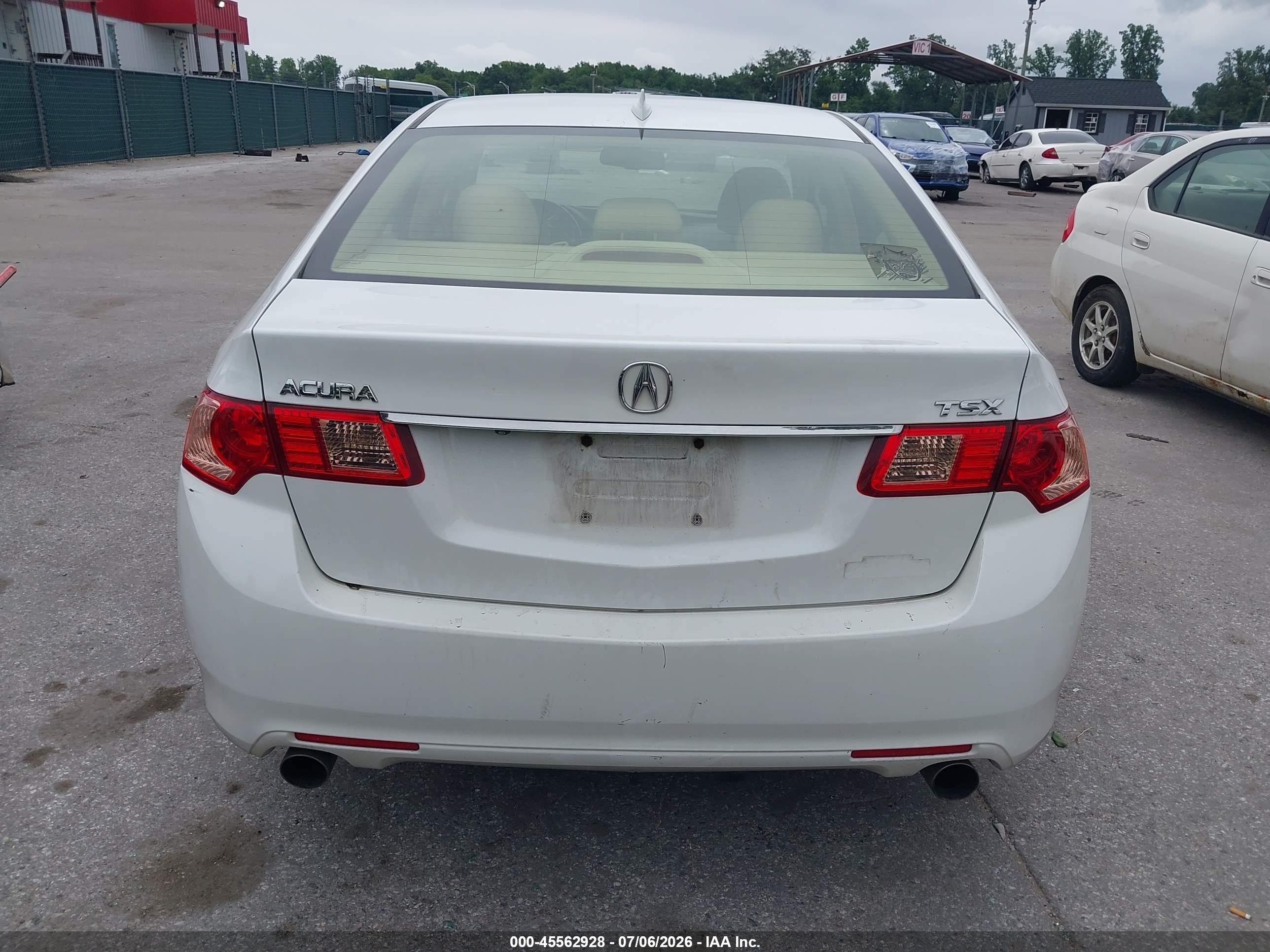 2013 Acura Tsx 2.4 White vin: JH4CU2F62DC005356