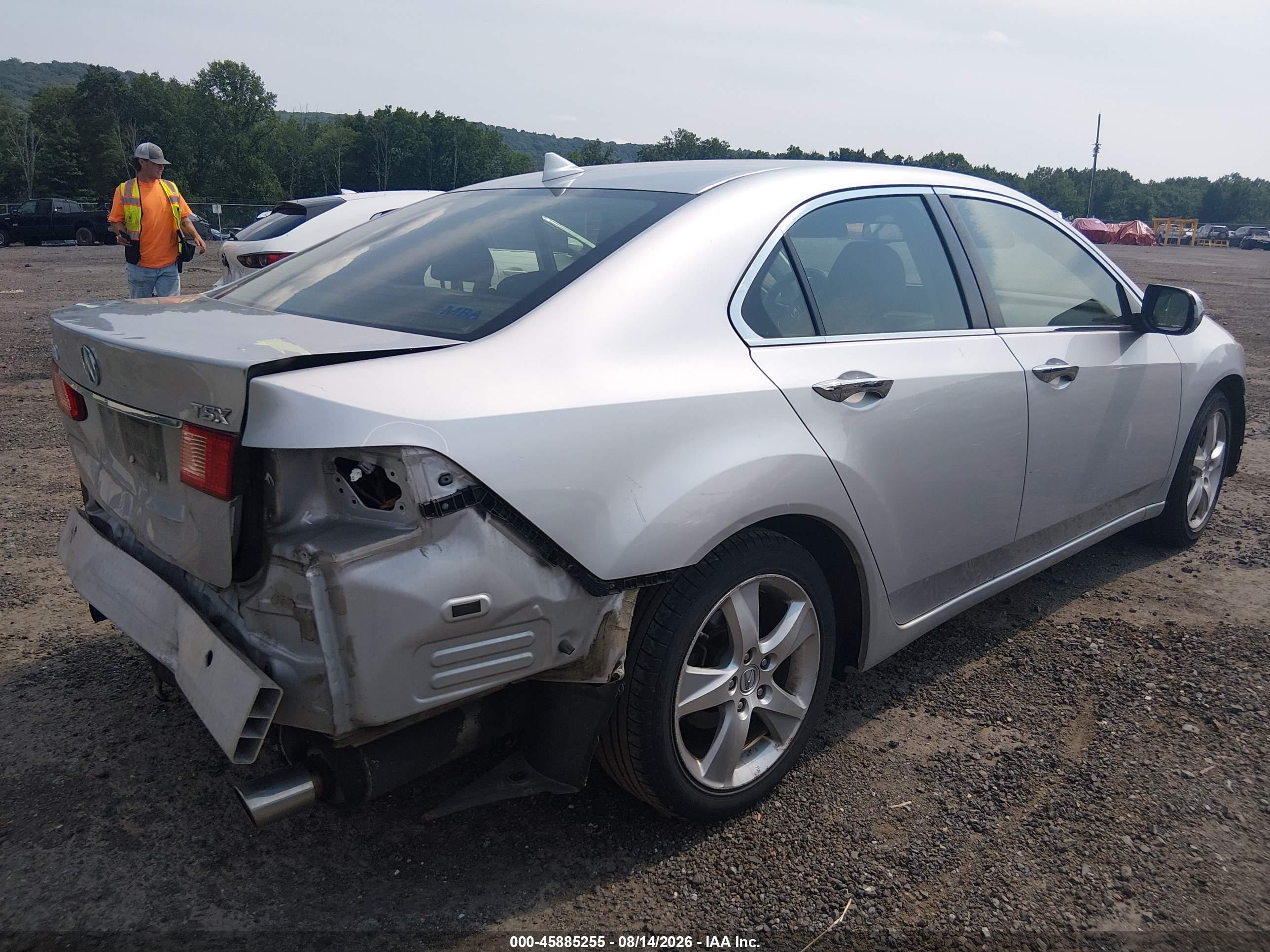 2014 Acura Tsx 2.4 Silver vin: JH4CU2F62EC003639