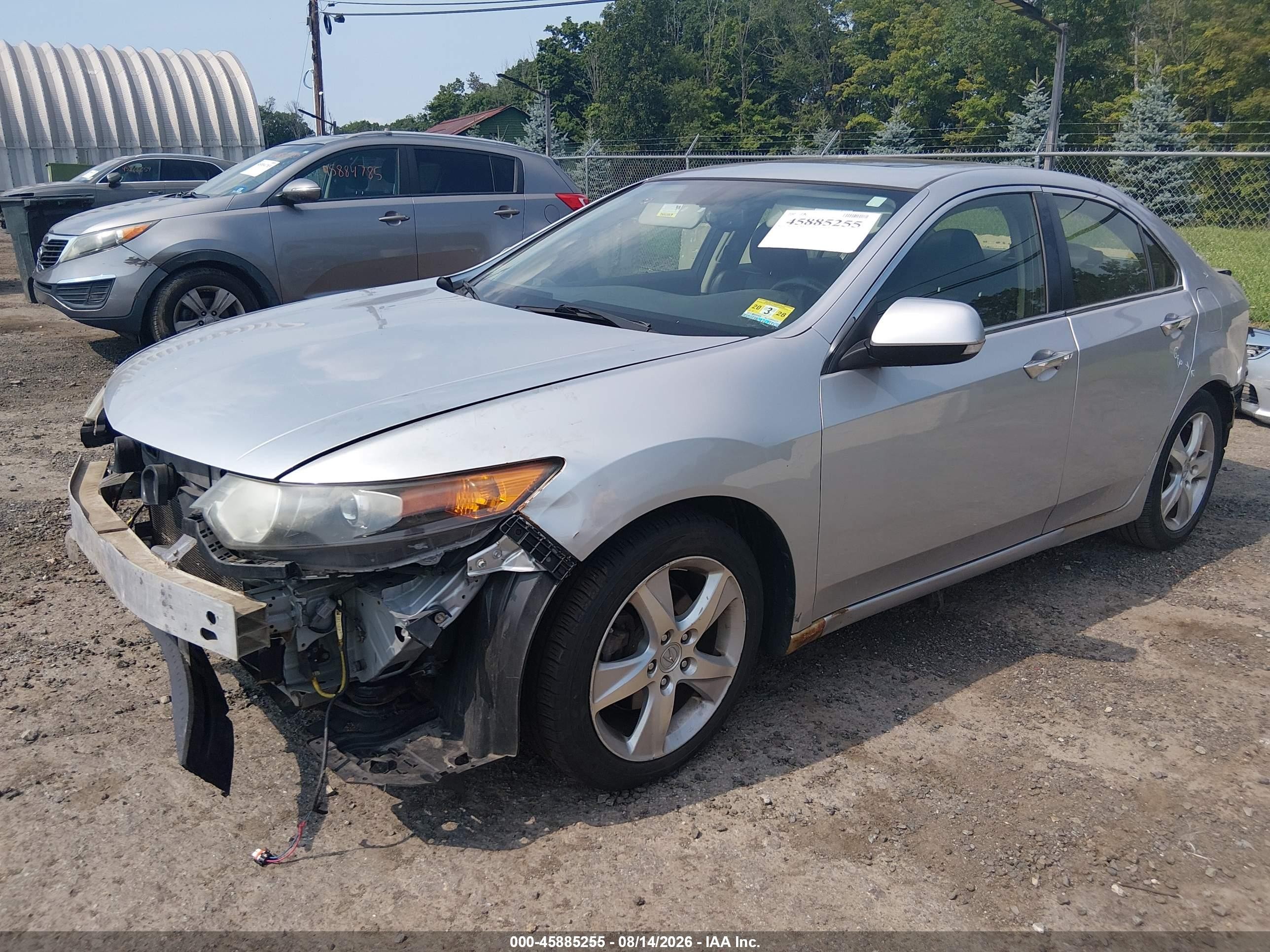 2014 Acura Tsx 2.4 Silver vin: JH4CU2F62EC003639