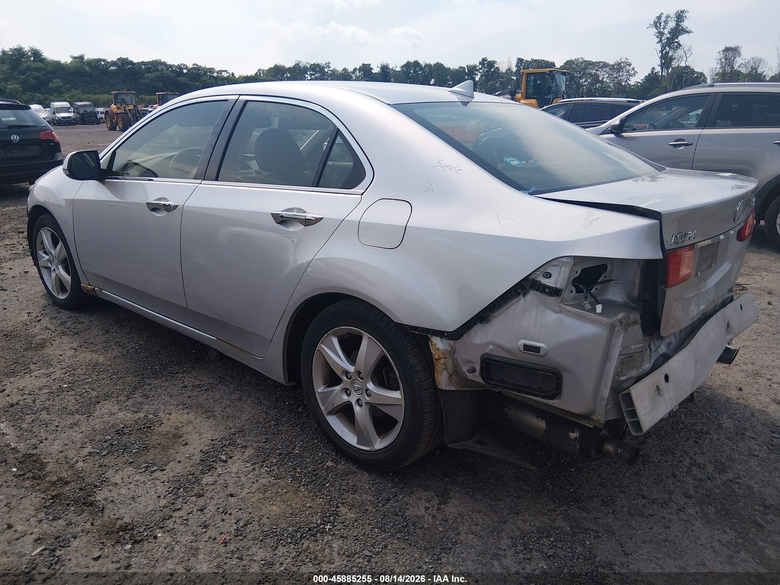 2014 Acura Tsx 2.4 Silver vin: JH4CU2F62EC003639