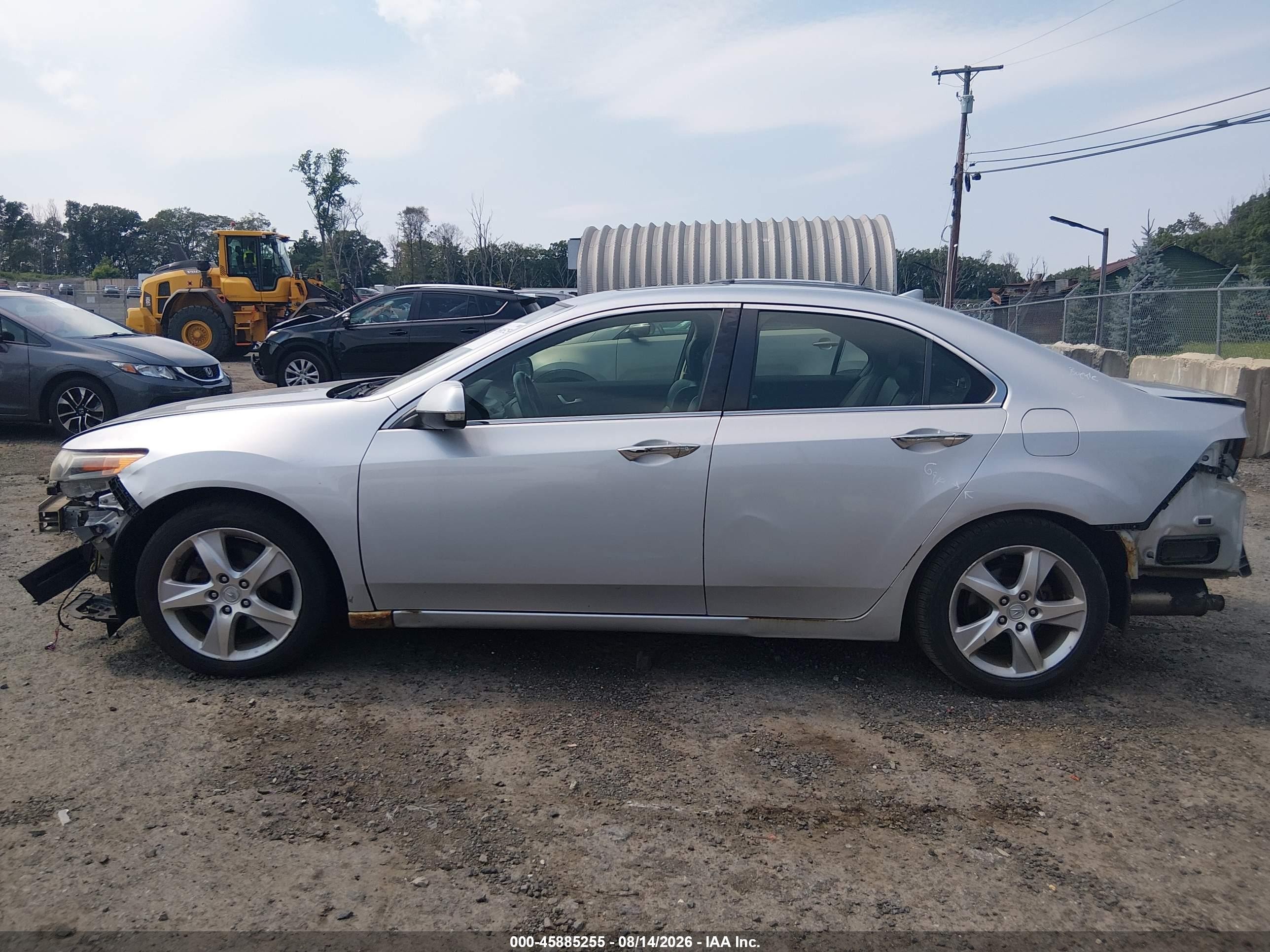 2014 Acura Tsx 2.4 Silver vin: JH4CU2F62EC003639