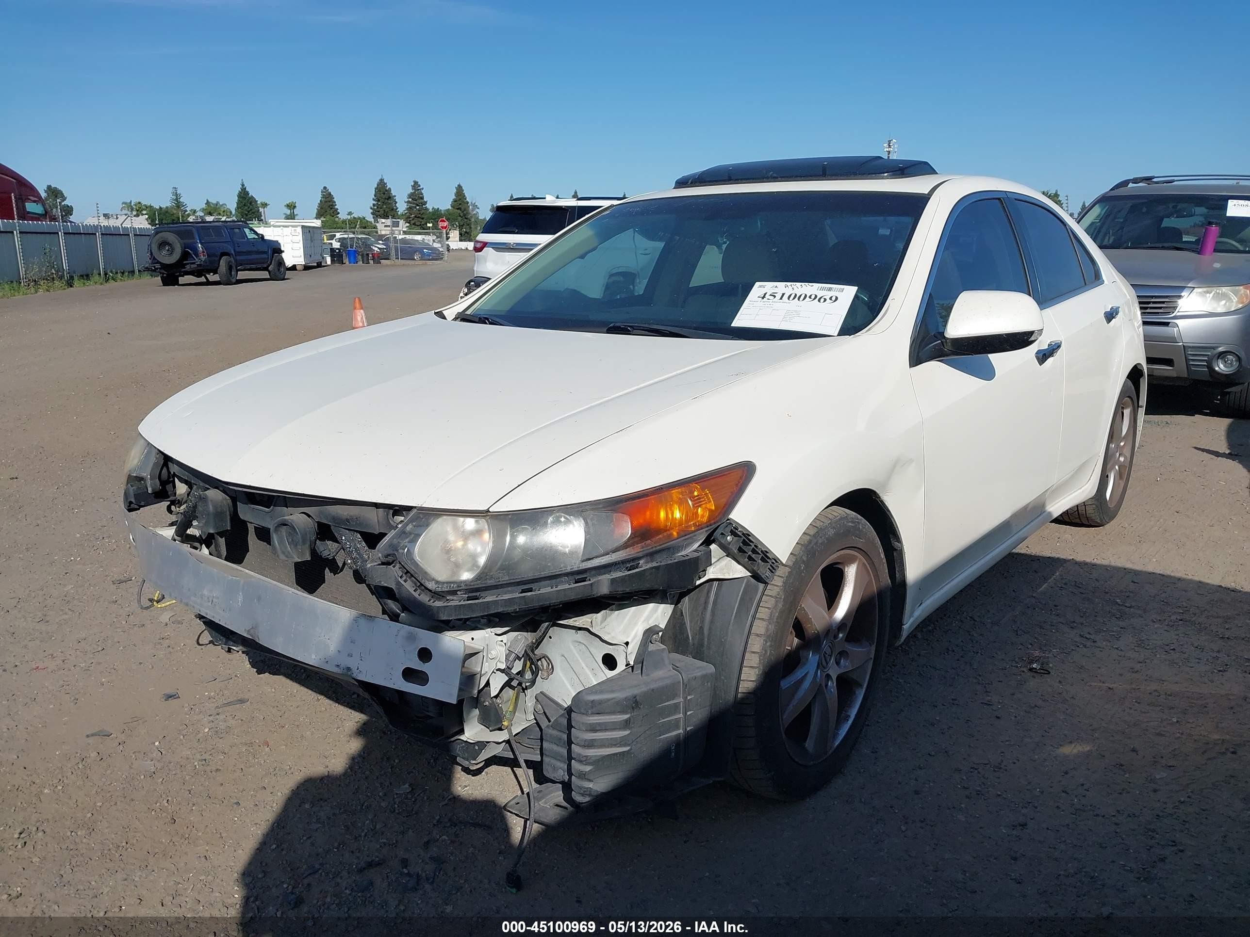 2010 Acura Tsx 2.4 Белый vin: JH4CU2F63AC006284