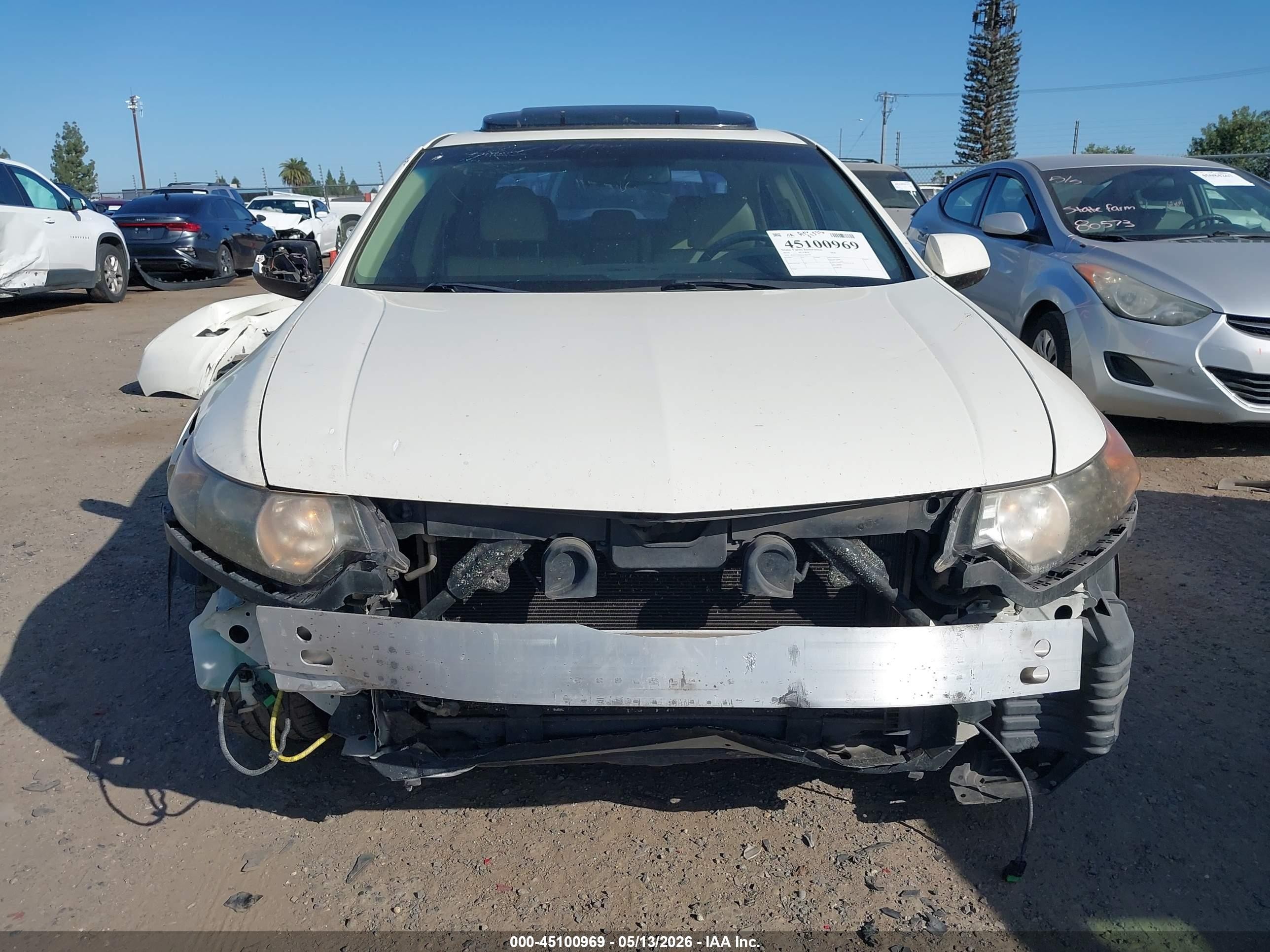 2010 Acura Tsx 2.4 Белый vin: JH4CU2F63AC006284