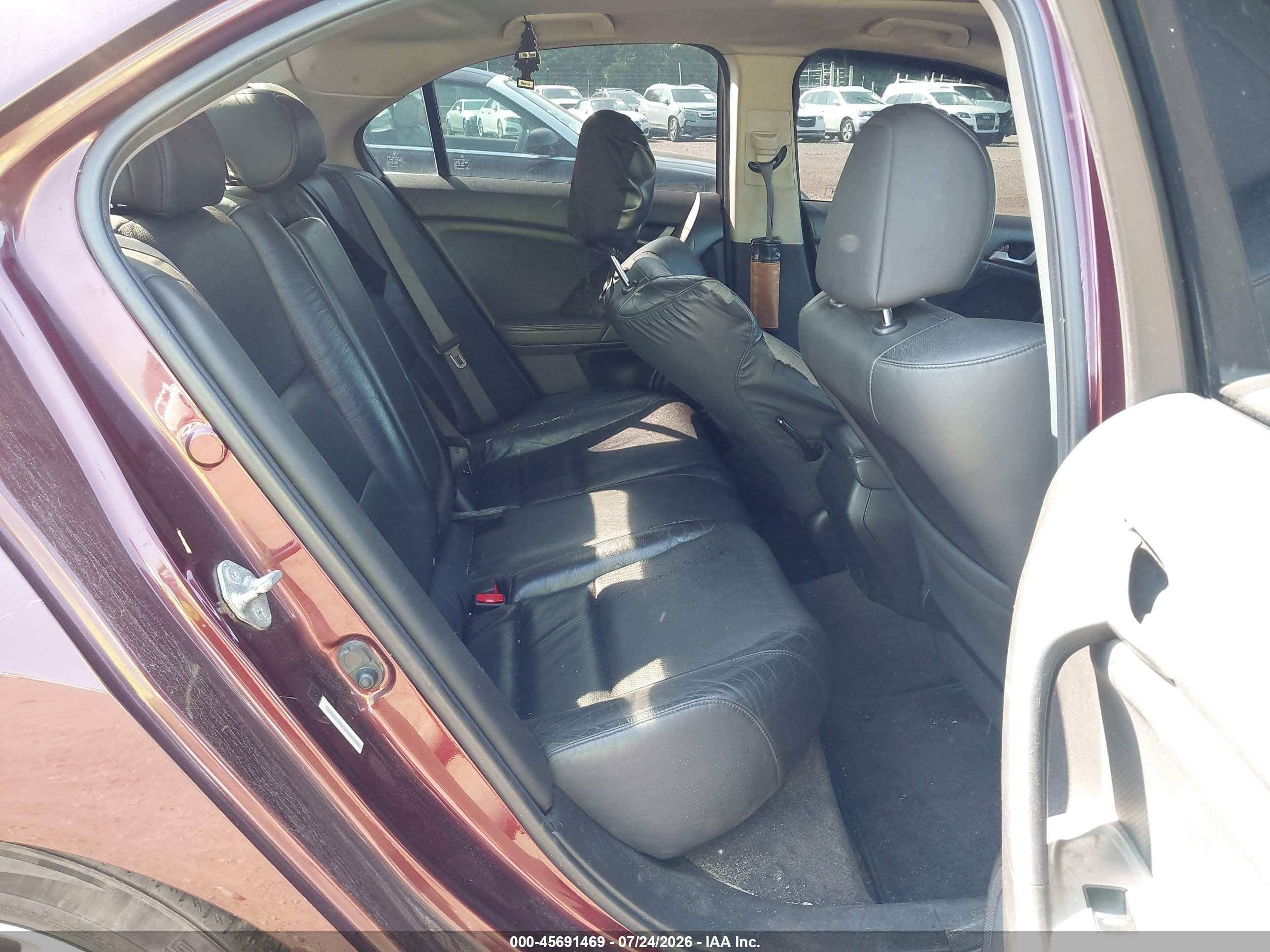 2010 Acura Tsx 2.4 Burgundy vin: JH4CU2F63AC007984