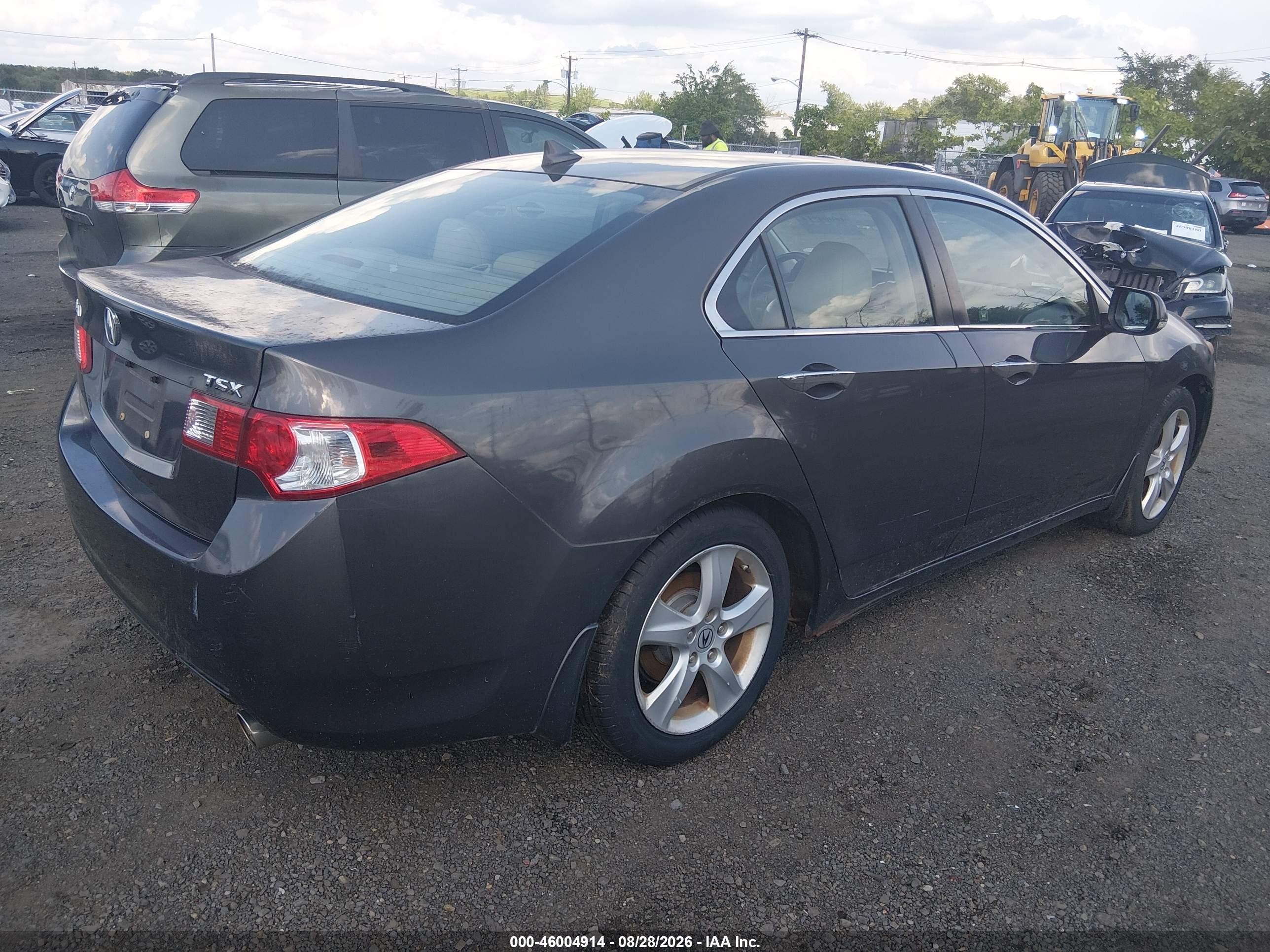 2010 Acura Tsx 2.4 Gray vin: JH4CU2F63AC008634