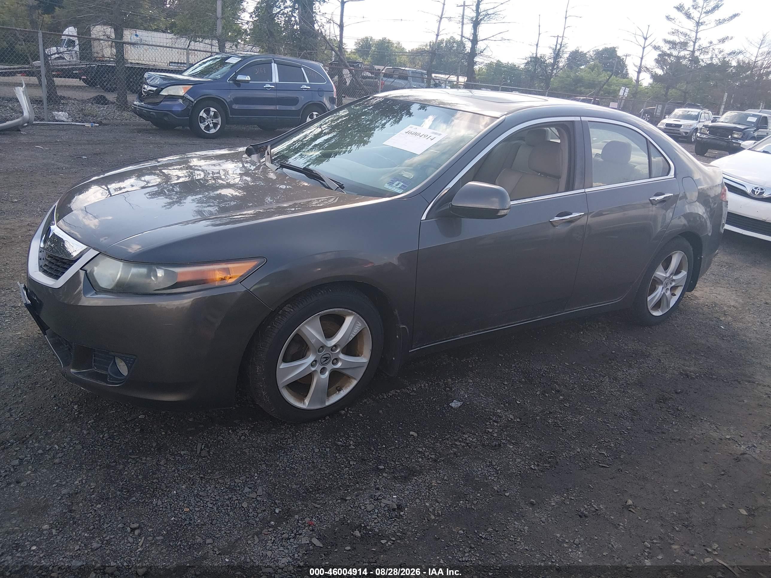 2010 Acura Tsx 2.4 Gray vin: JH4CU2F63AC008634