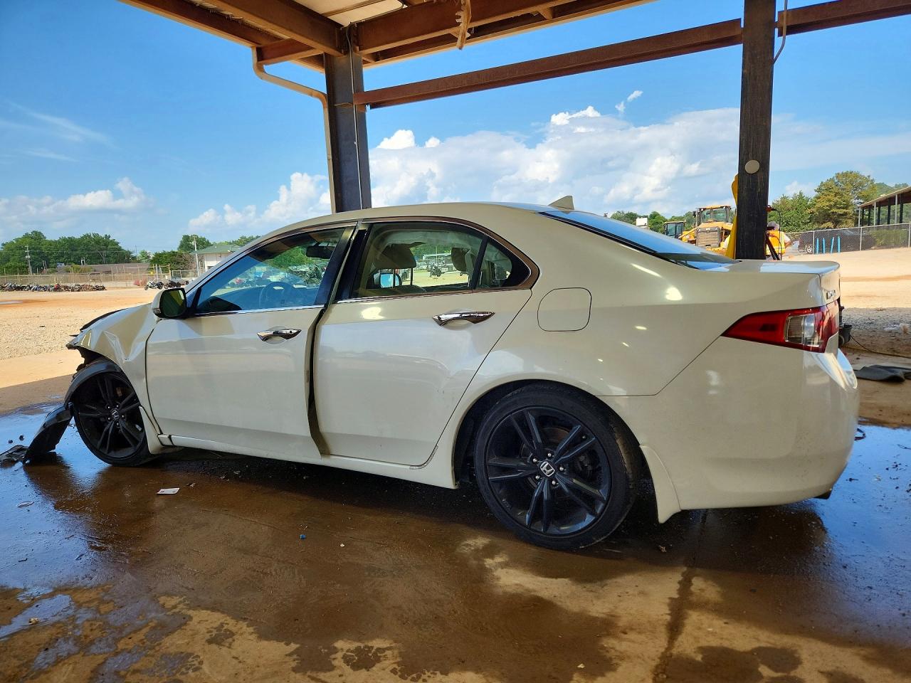 2010 Acura Tsx Белый vin: JH4CU2F63AC009282