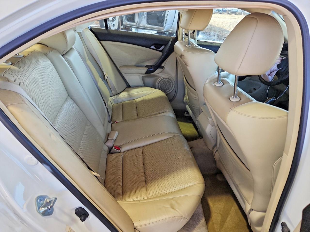 2010 Acura Tsx Белый vin: JH4CU2F63AC009282