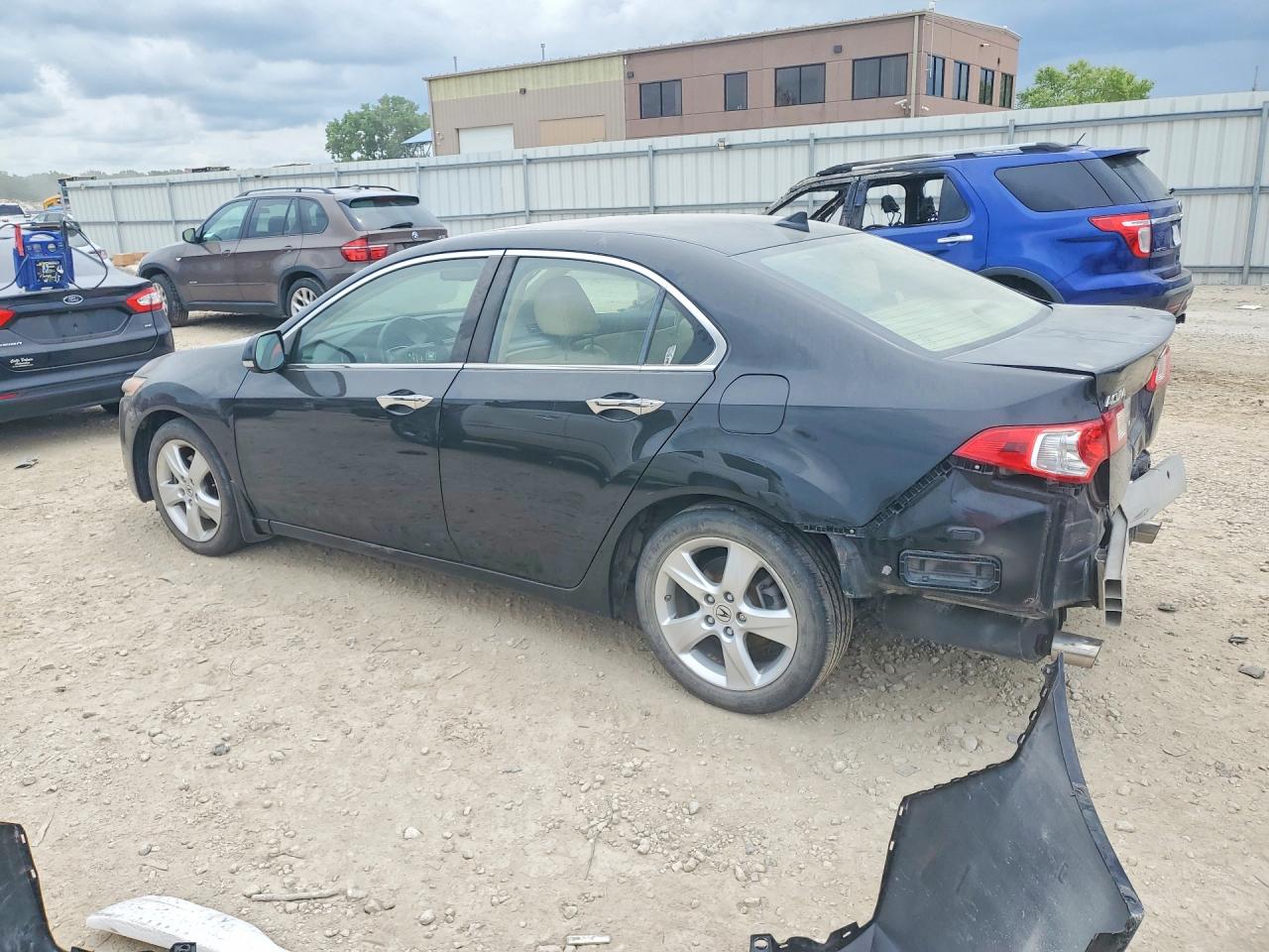 2010 Acura Tsx Black vin: JH4CU2F63AC010836