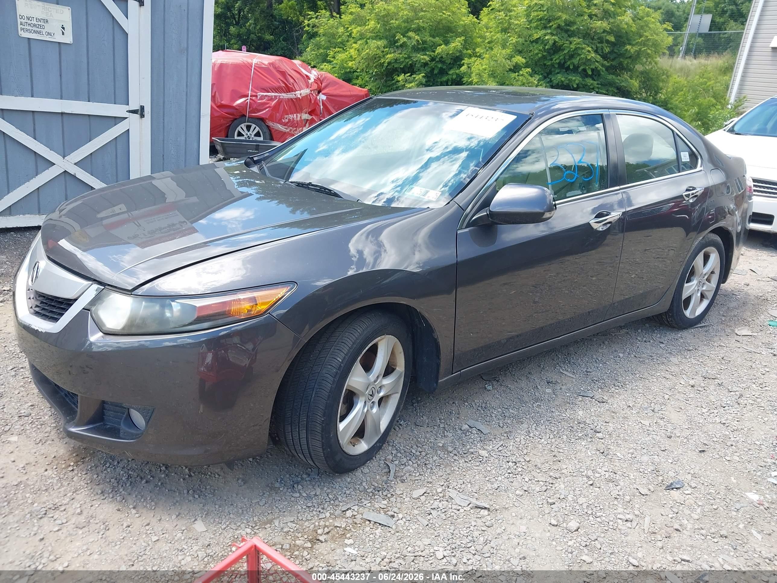 2010 Acura Tsx 2.4 Gray vin: JH4CU2F63AC013249
