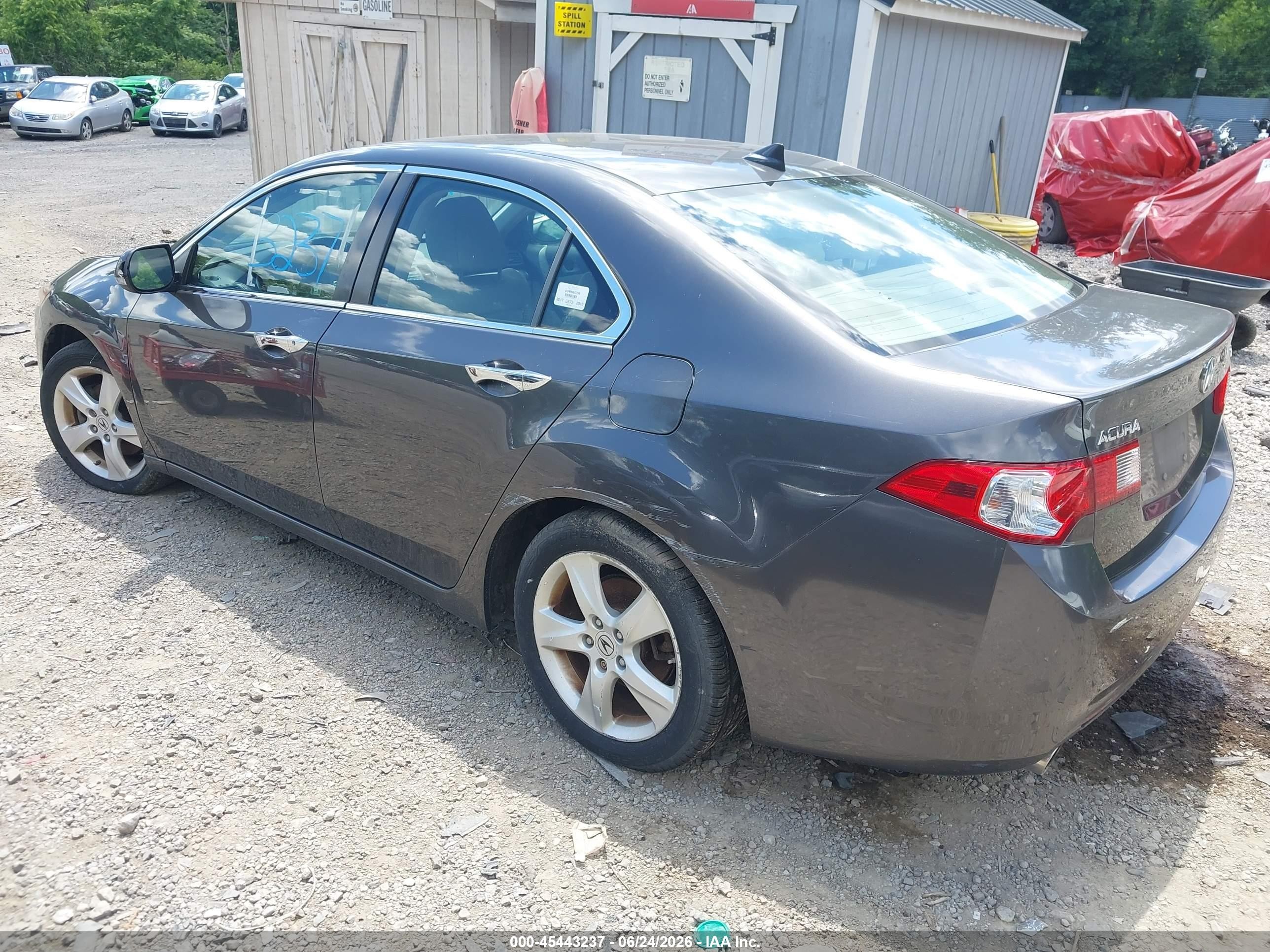 2010 Acura Tsx 2.4 Gray vin: JH4CU2F63AC013249