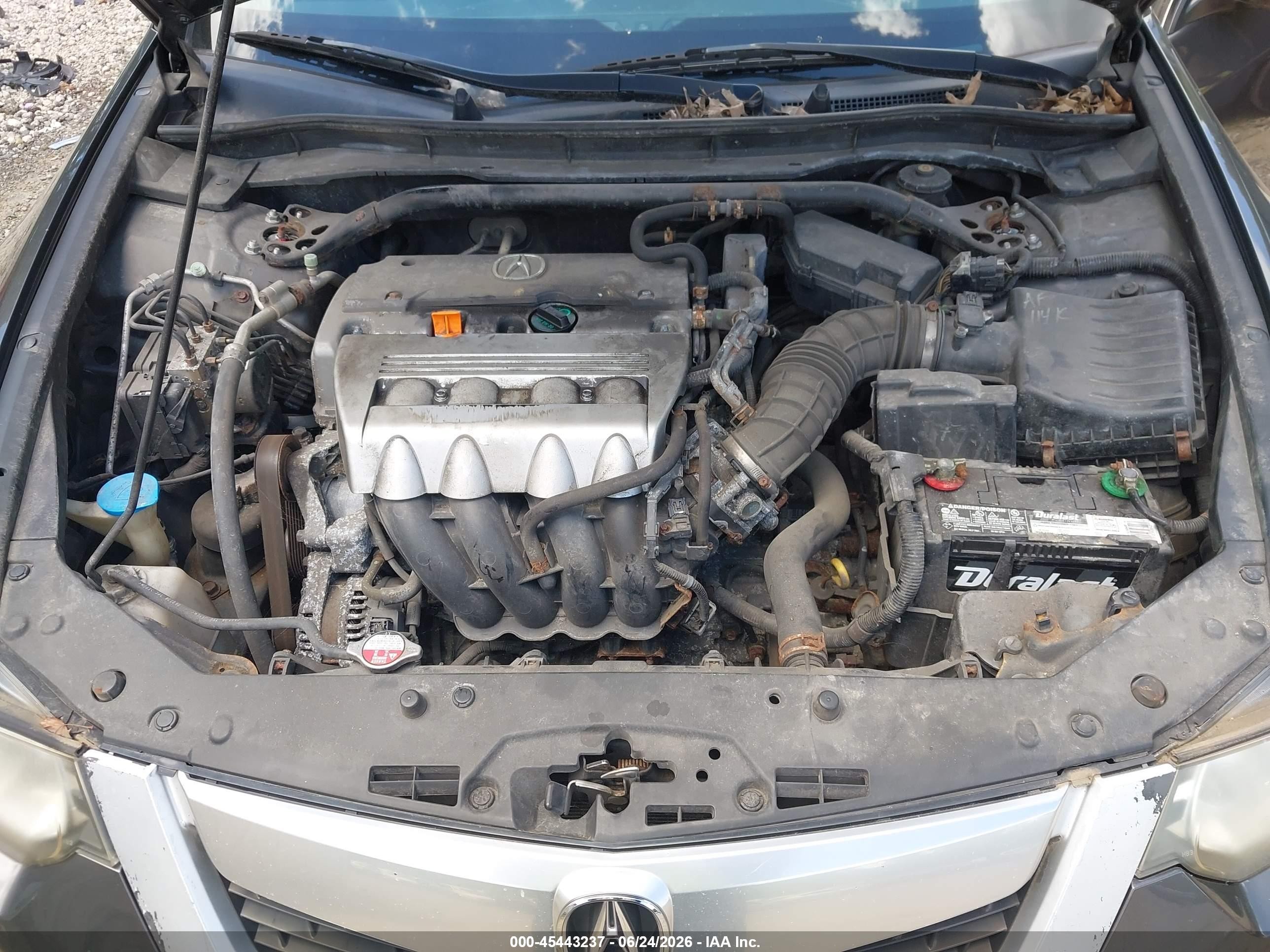 2010 Acura Tsx 2.4 Gray vin: JH4CU2F63AC013249