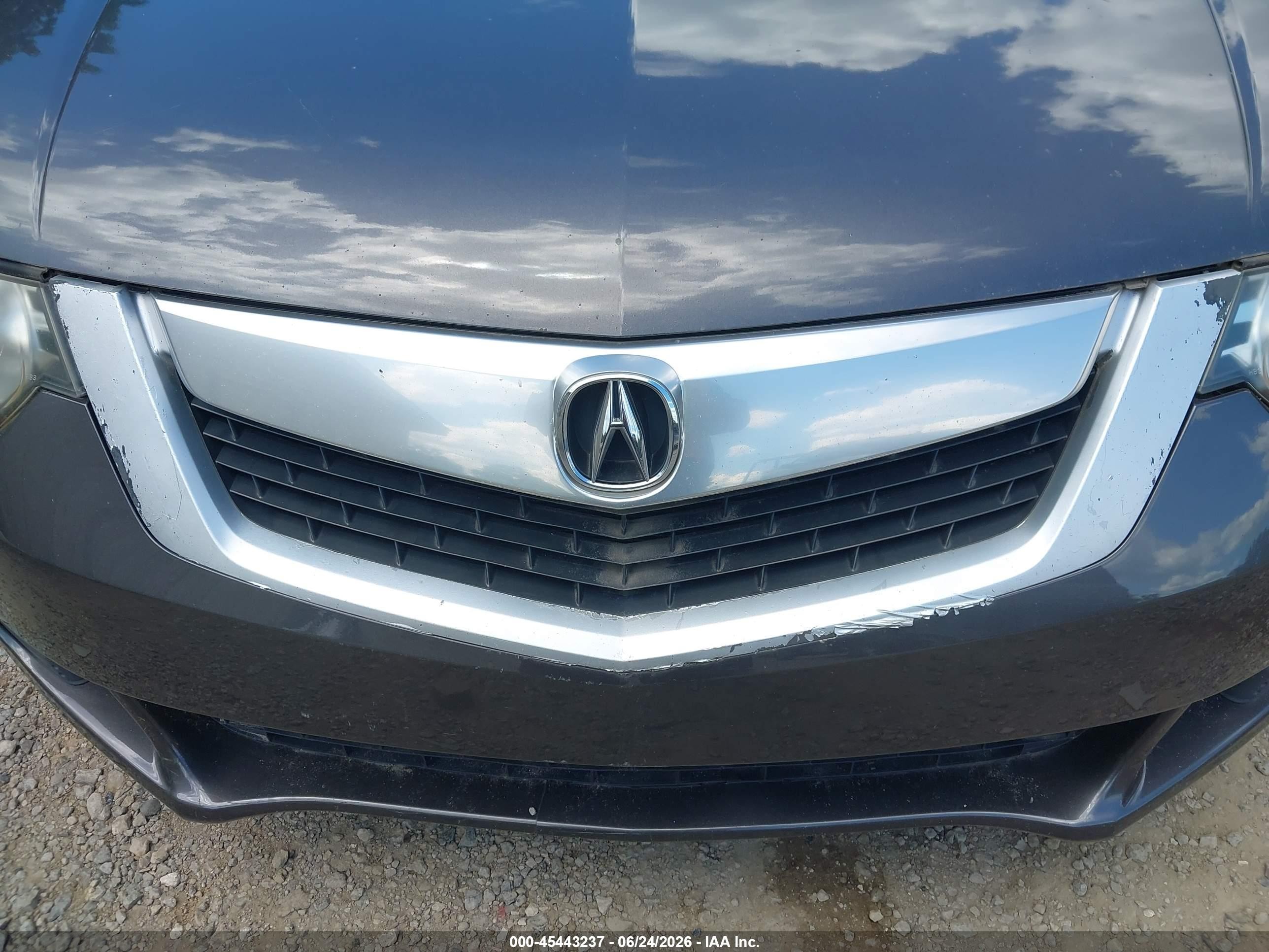 2010 Acura Tsx 2.4 Gray vin: JH4CU2F63AC013249