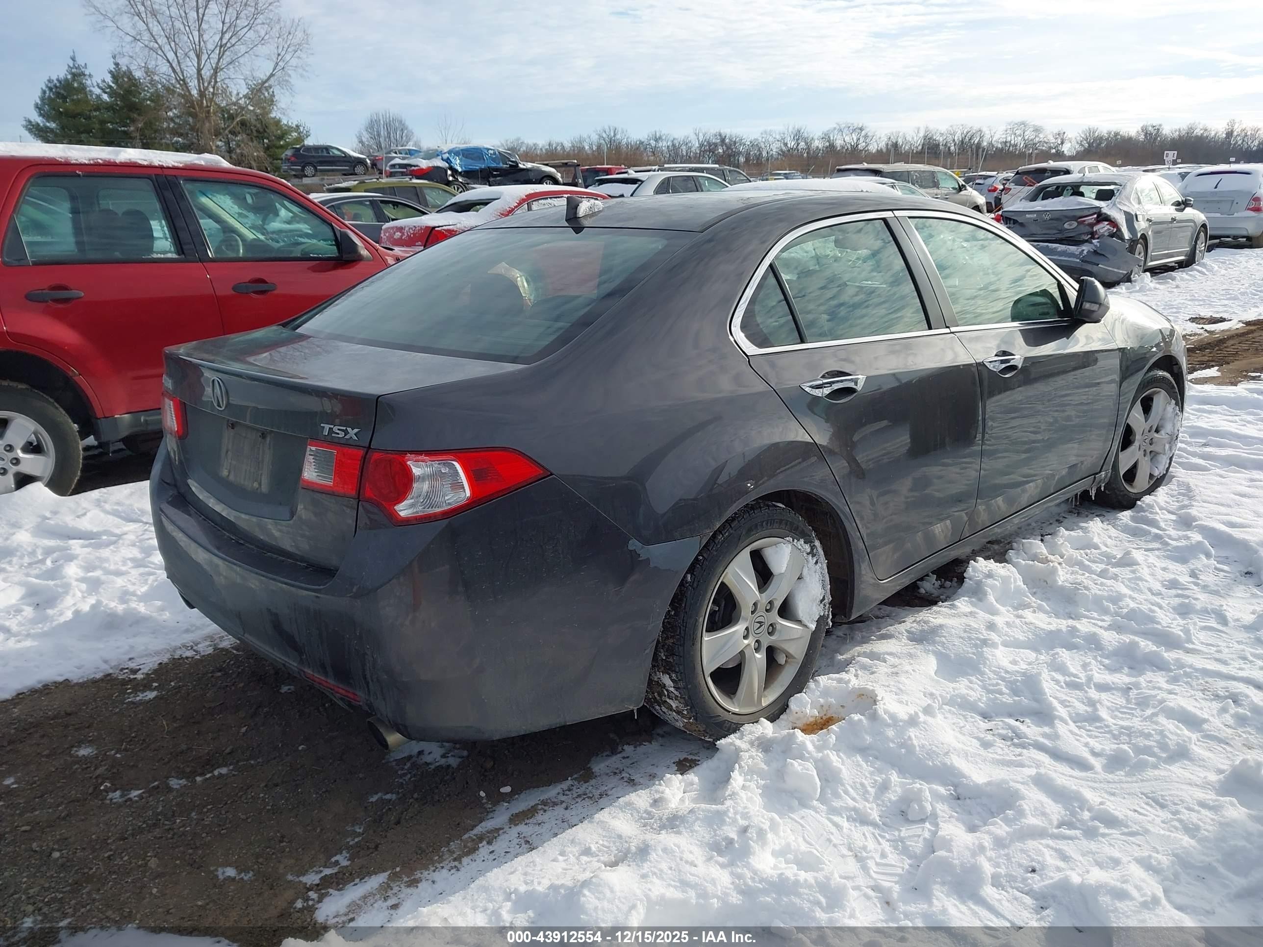 2010 Acura Tsx 2.4 Серый vin: JH4CU2F63AC015552