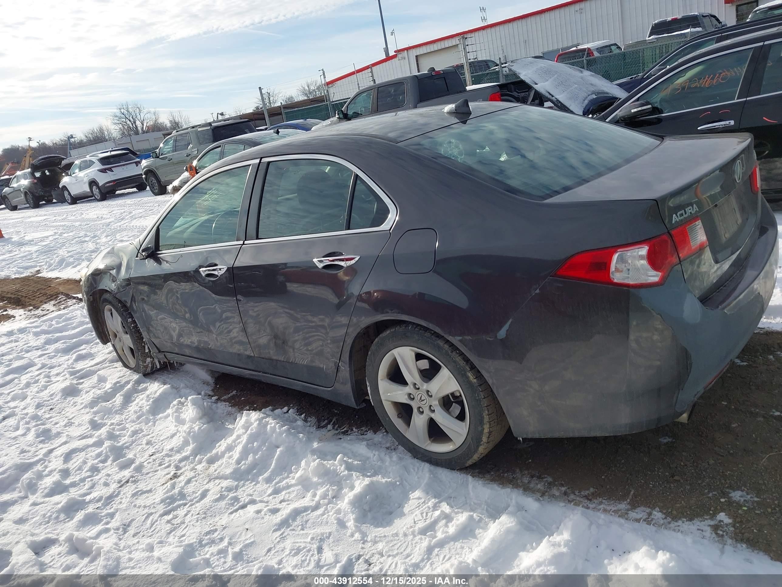 2010 Acura Tsx 2.4 Серый vin: JH4CU2F63AC015552