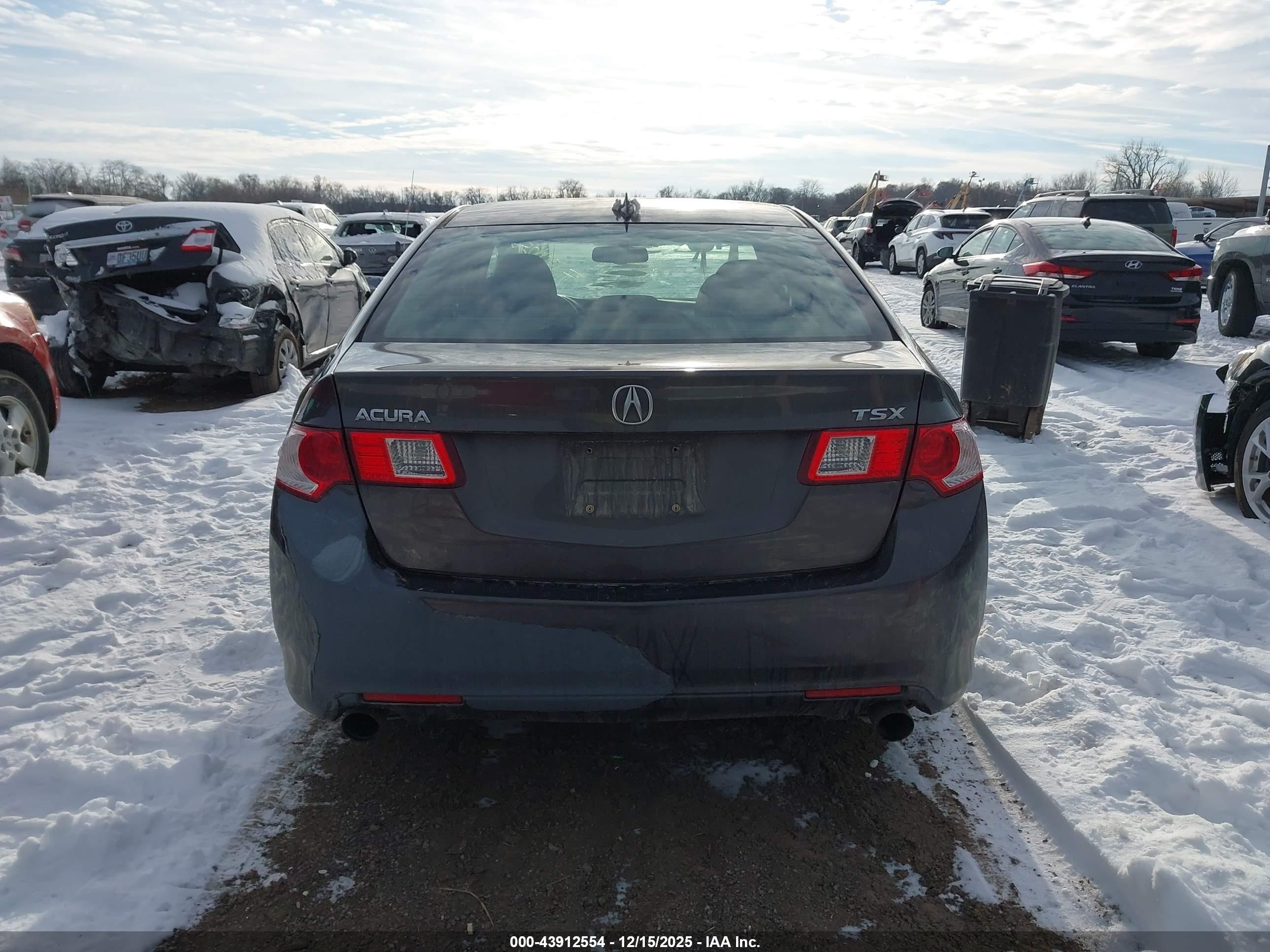 2010 Acura Tsx 2.4 Серый vin: JH4CU2F63AC015552
