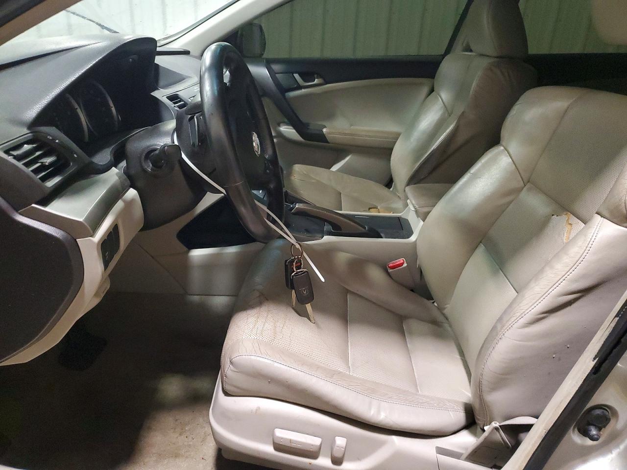 2010 Acura Tsx Silver vin: JH4CU2F63AC017351