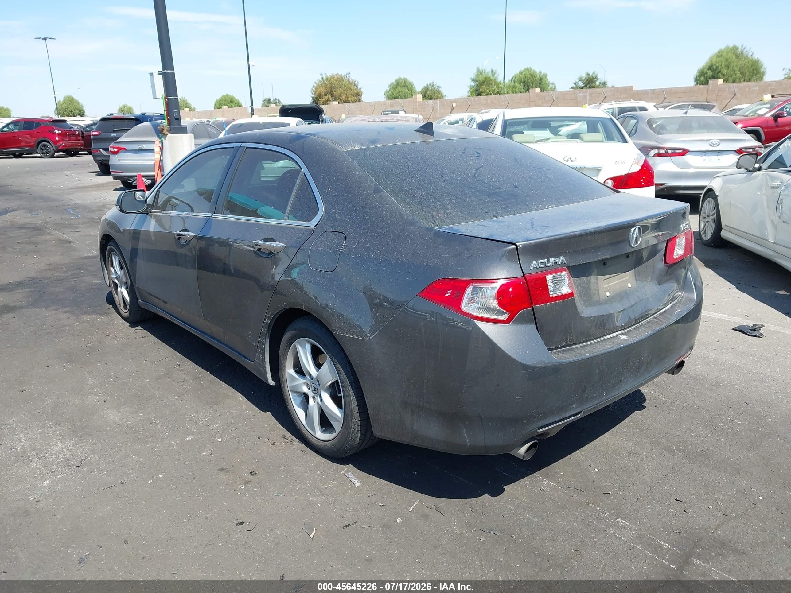 2010 Acura Tsx 2.4 Серый vin: JH4CU2F63AC021447