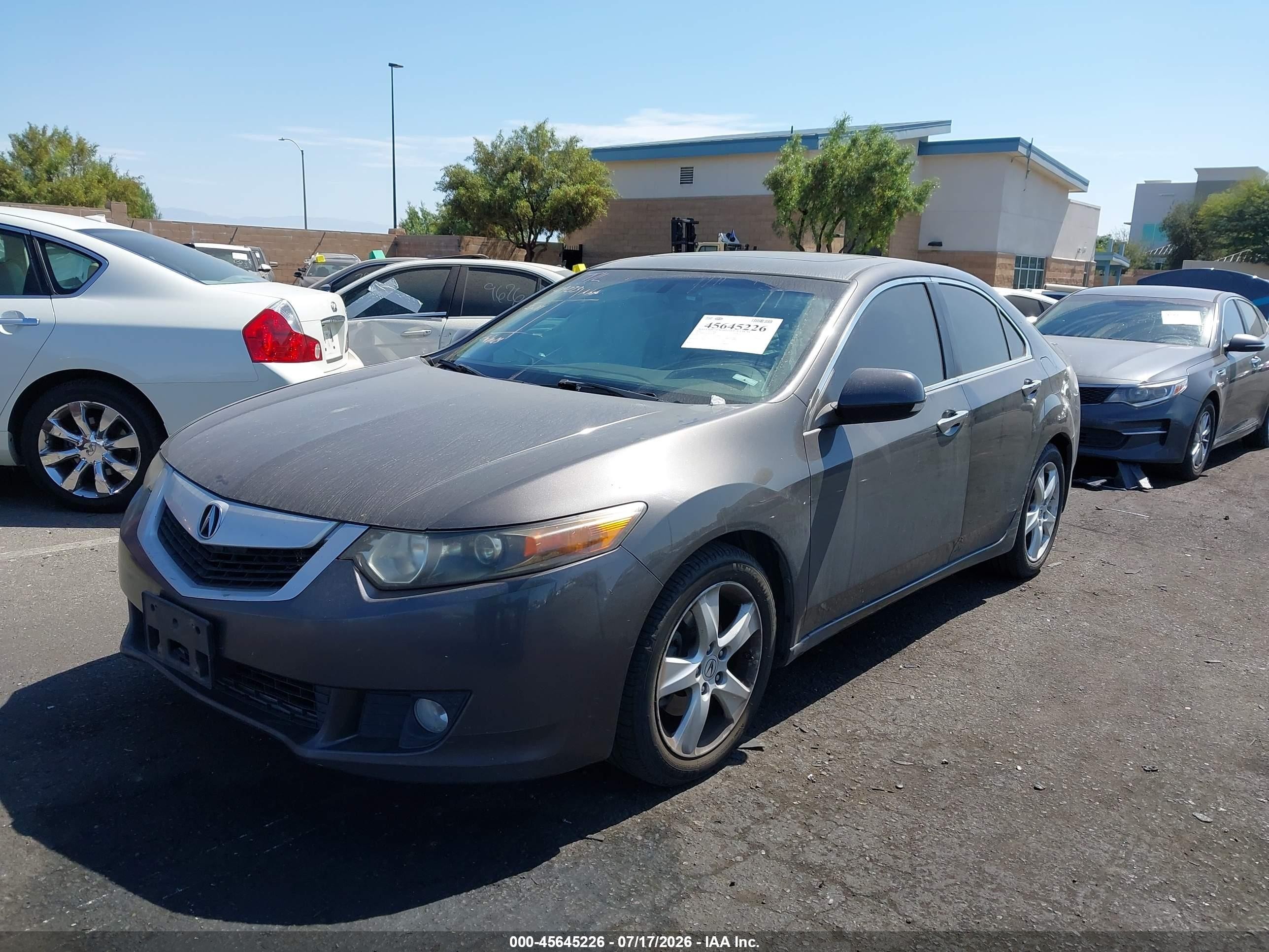 2010 Acura Tsx 2.4 Серый vin: JH4CU2F63AC021447