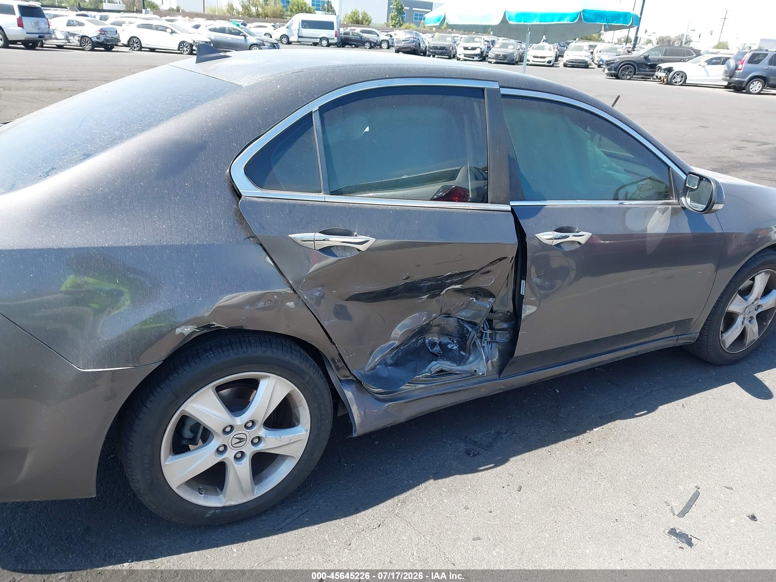 2010 Acura Tsx 2.4 Серый vin: JH4CU2F63AC021447