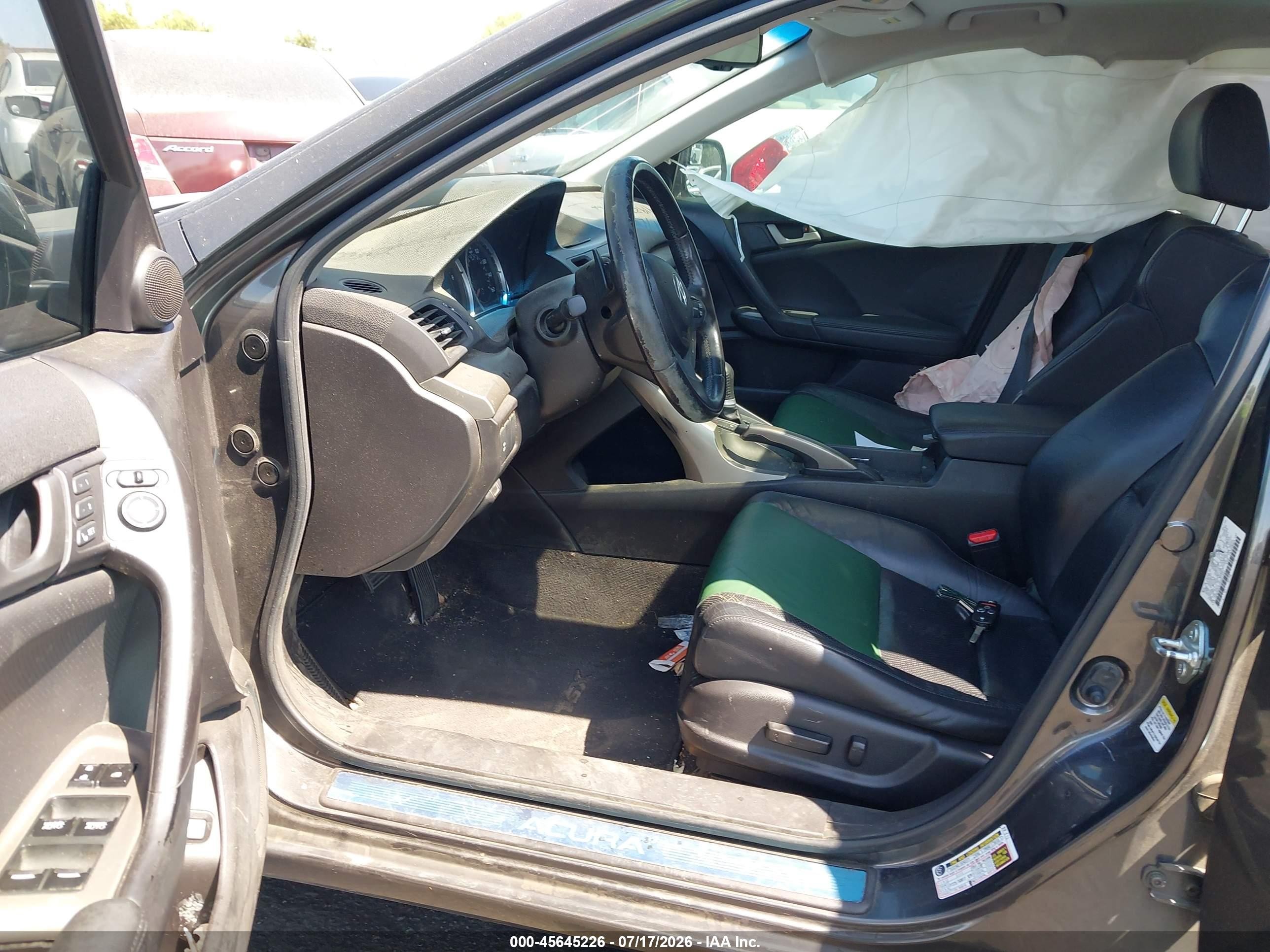2010 Acura Tsx 2.4 Серый vin: JH4CU2F63AC021447