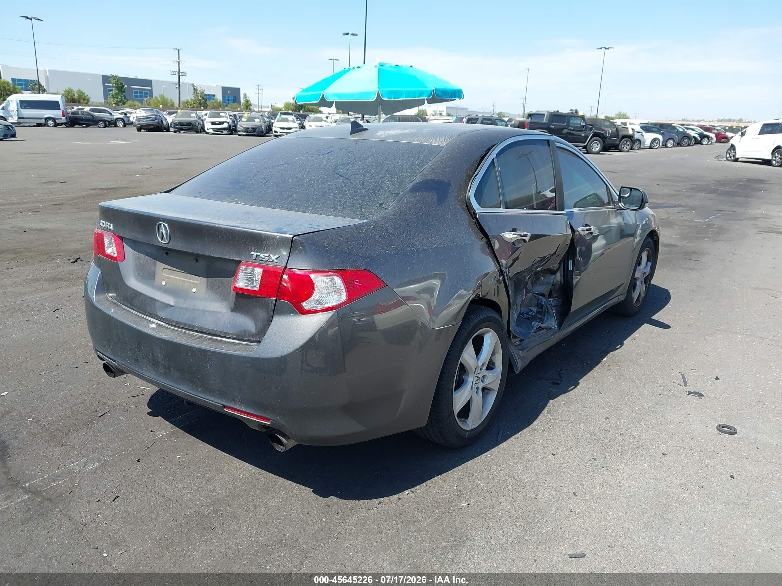 2010 Acura Tsx 2.4 Серый vin: JH4CU2F63AC021447