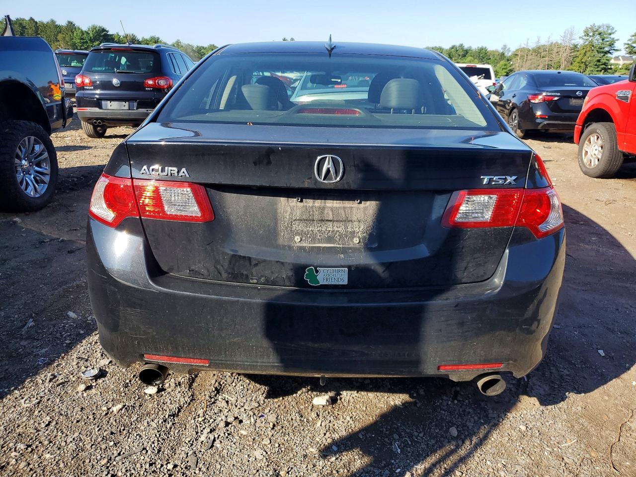 2010 Acura Tsx Black vin: JH4CU2F63AC023408