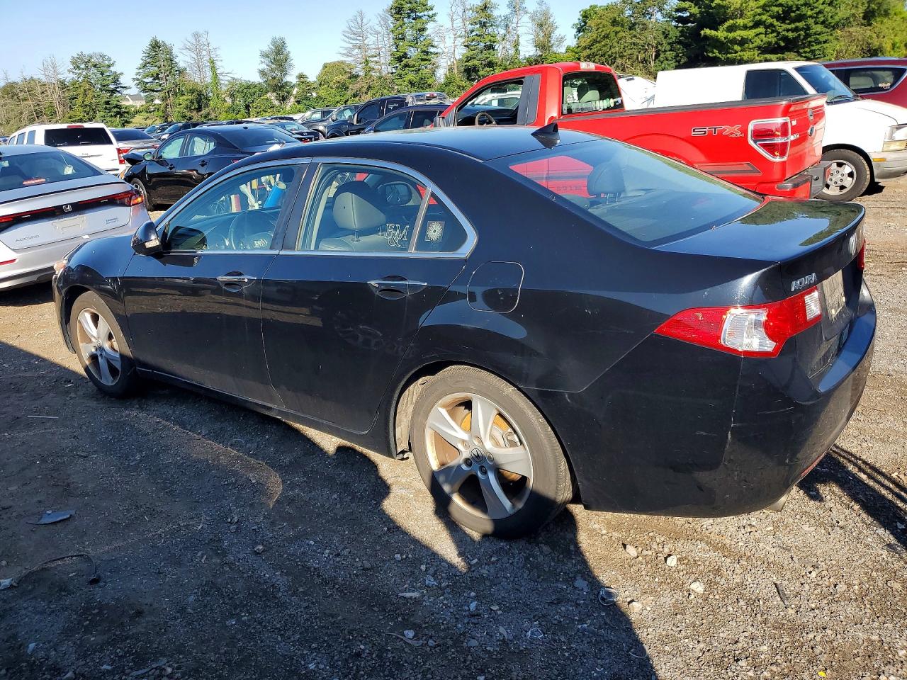 2010 Acura Tsx Black vin: JH4CU2F63AC023408