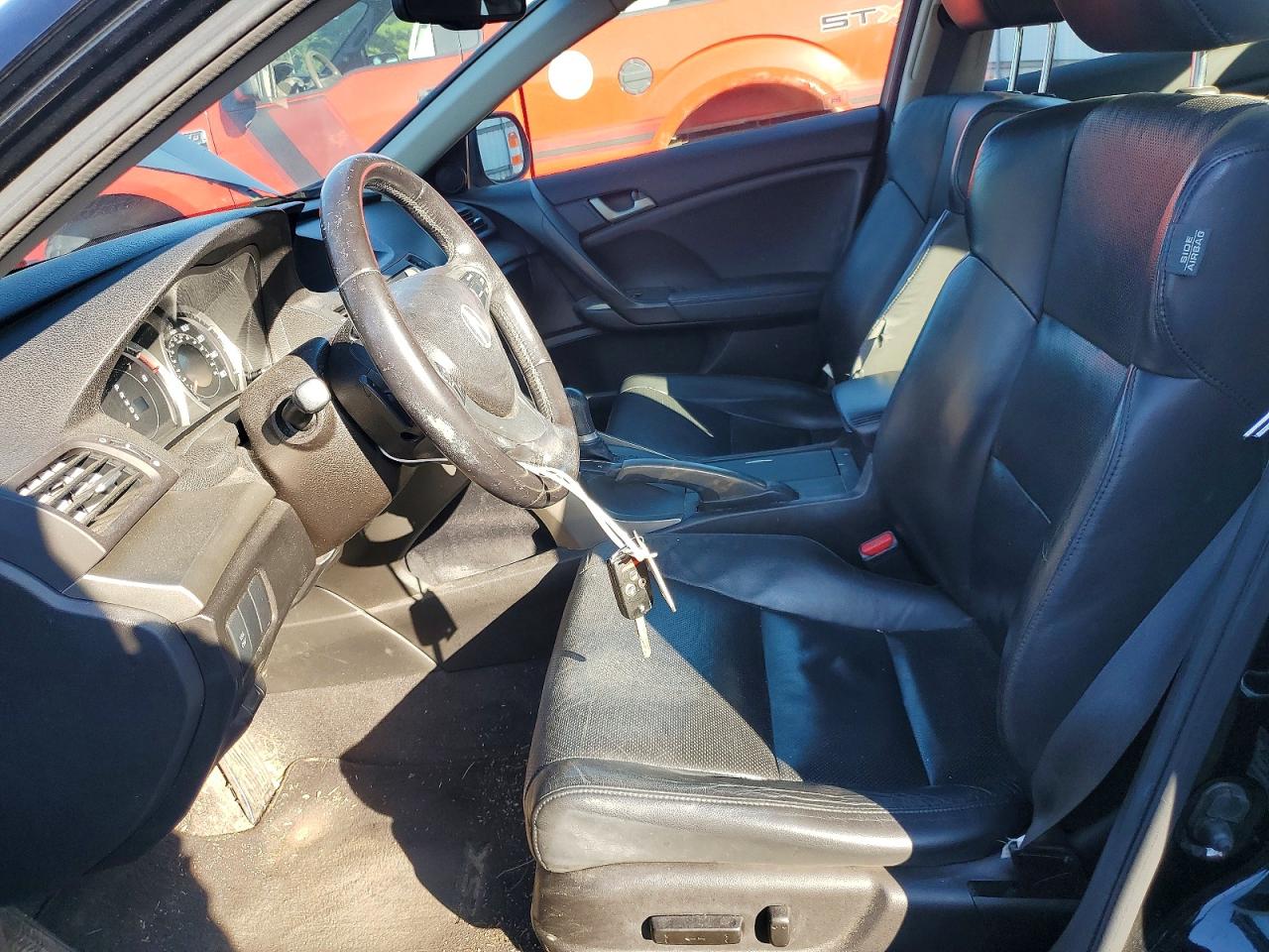 2010 Acura Tsx Black vin: JH4CU2F63AC023408