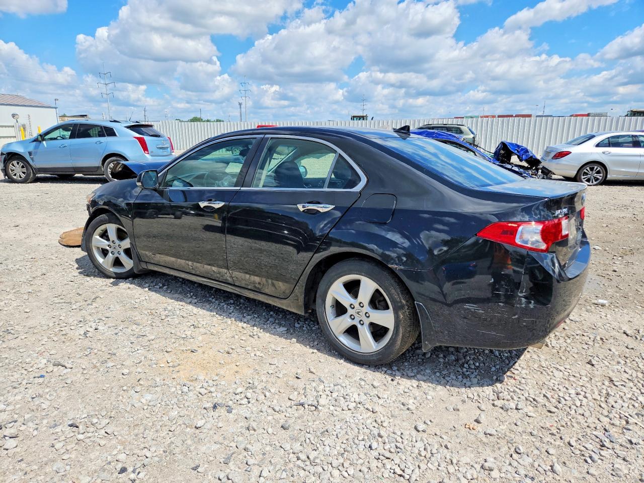 2010 Acura Tsx Black vin: JH4CU2F63AC023411