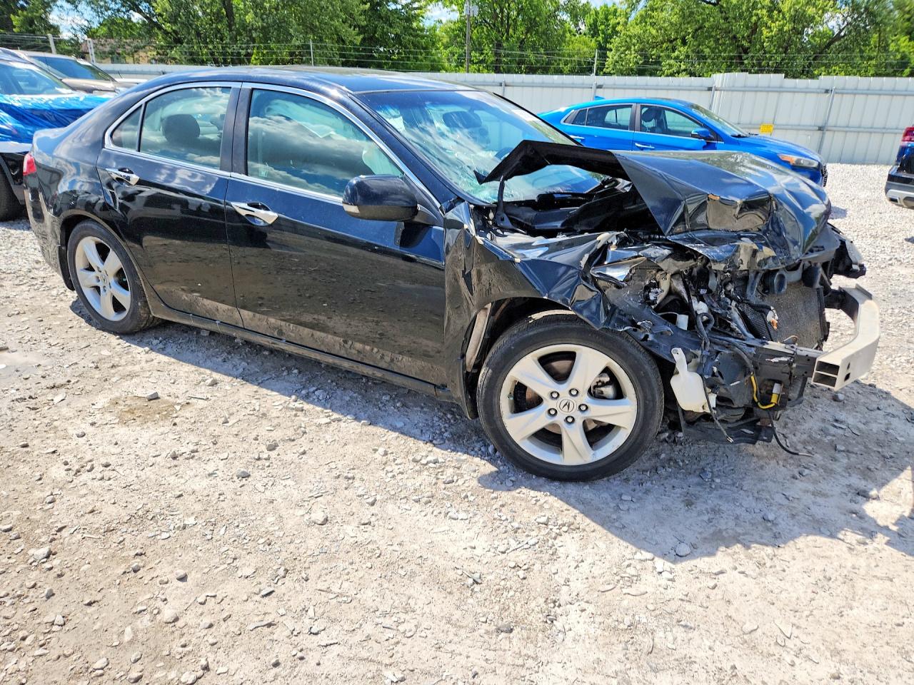 2010 Acura Tsx Black vin: JH4CU2F63AC023411
