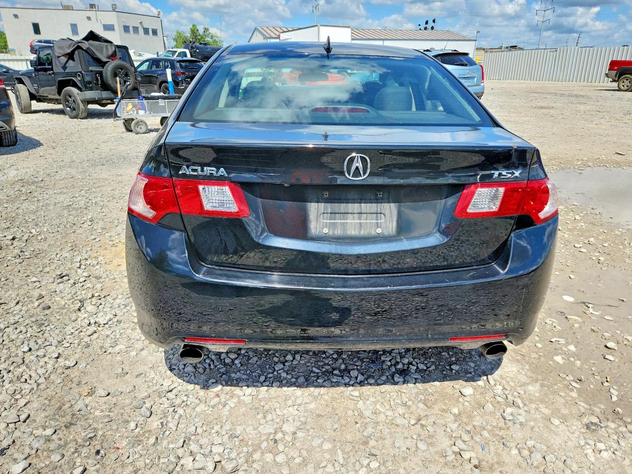 2010 Acura Tsx Black vin: JH4CU2F63AC023411