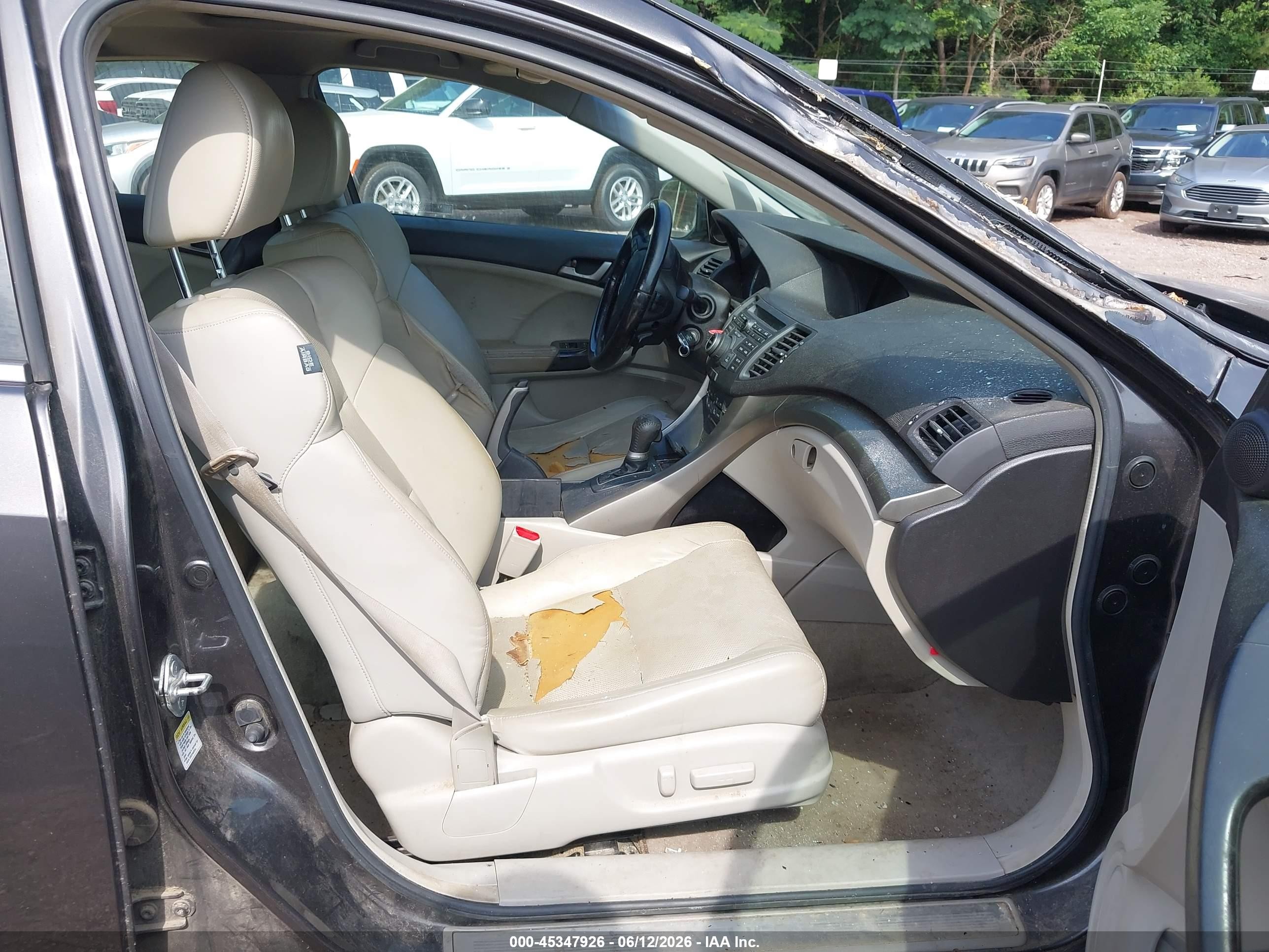 2010 Acura Tsx 2.4 Gray vin: JH4CU2F63AC025787