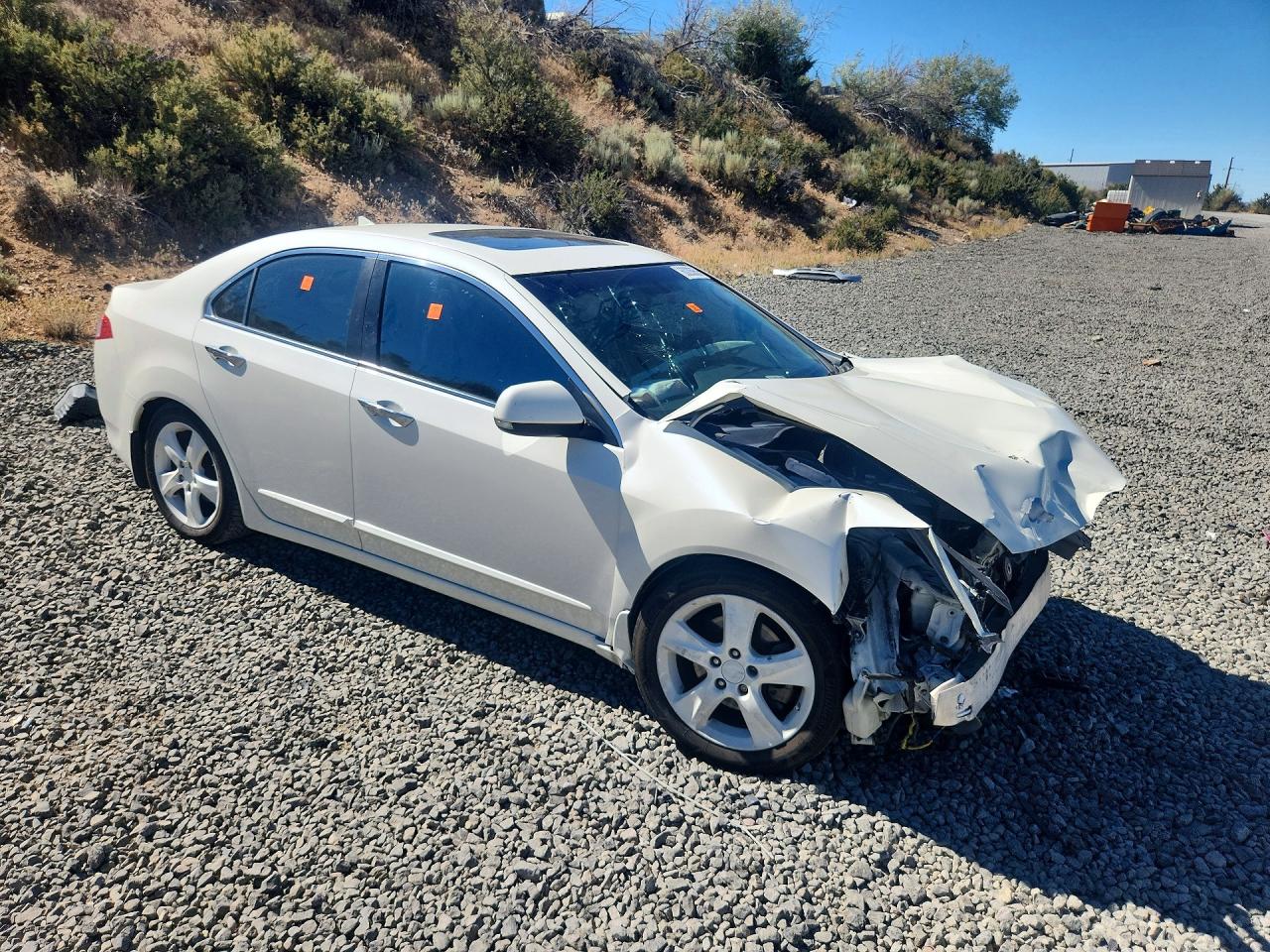 2010 Acura Tsx White vin: JH4CU2F63AC030777