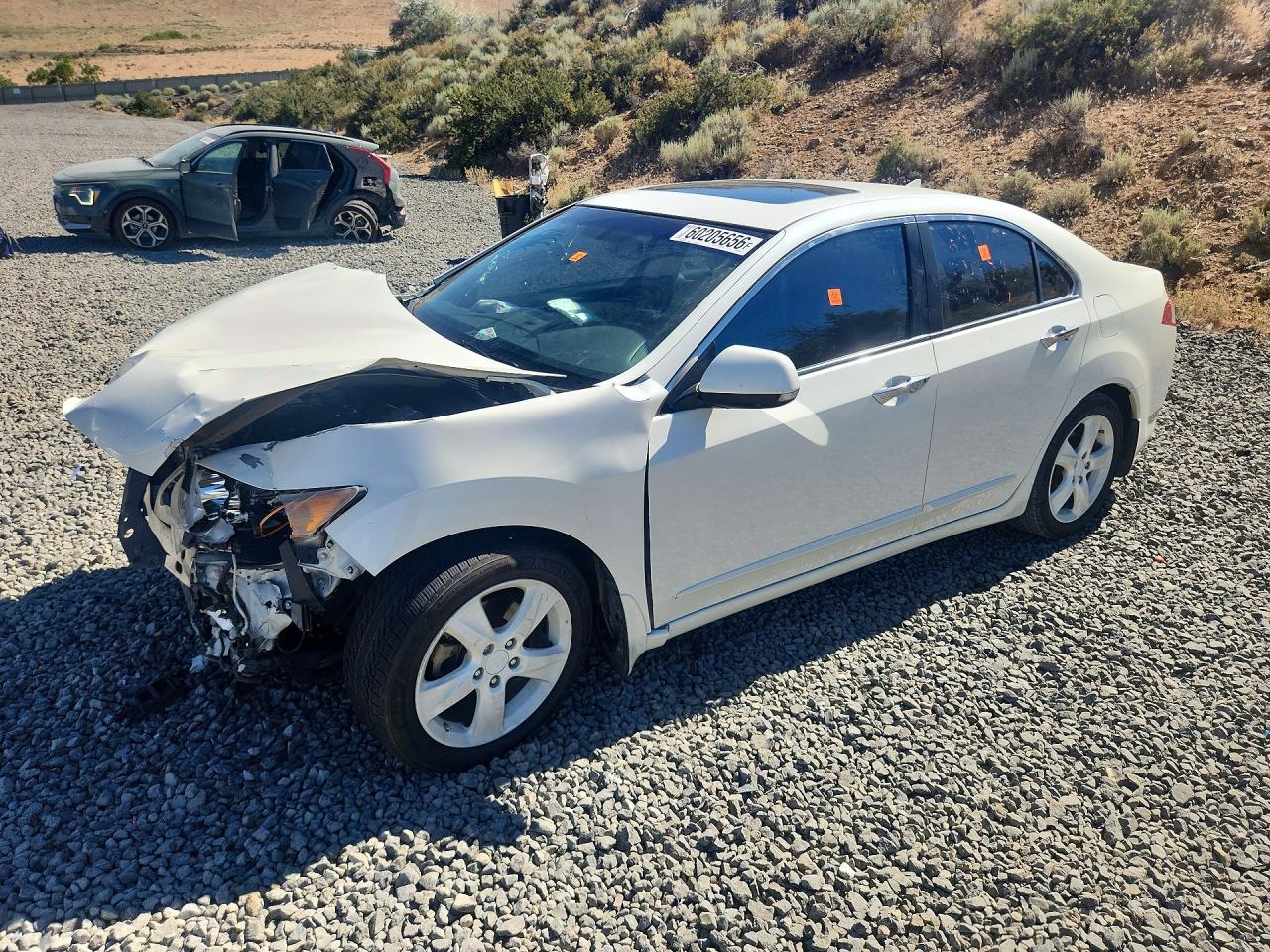 2010 Acura Tsx White vin: JH4CU2F63AC030777