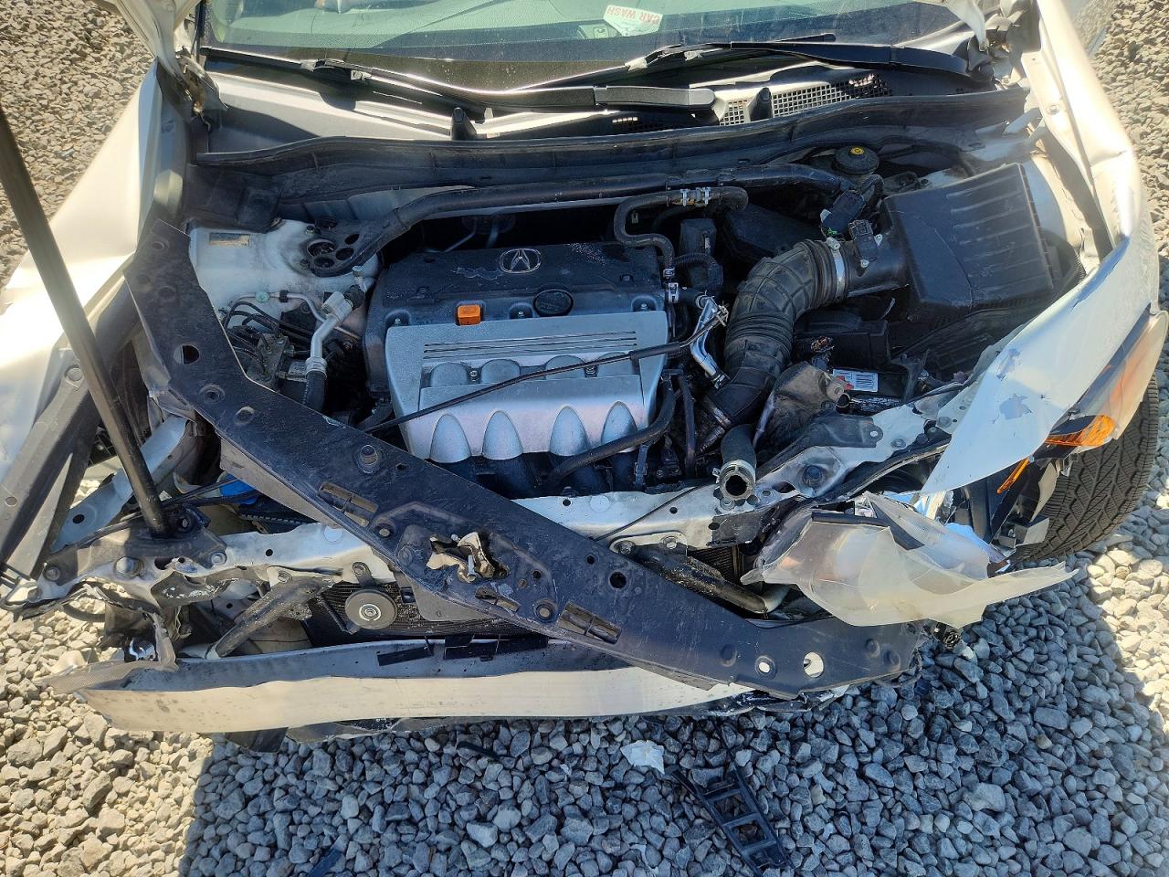 2010 Acura Tsx White vin: JH4CU2F63AC030777