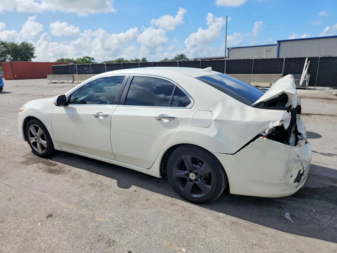 2010 Acura Tsx White vin: JH4CU2F63AC032531