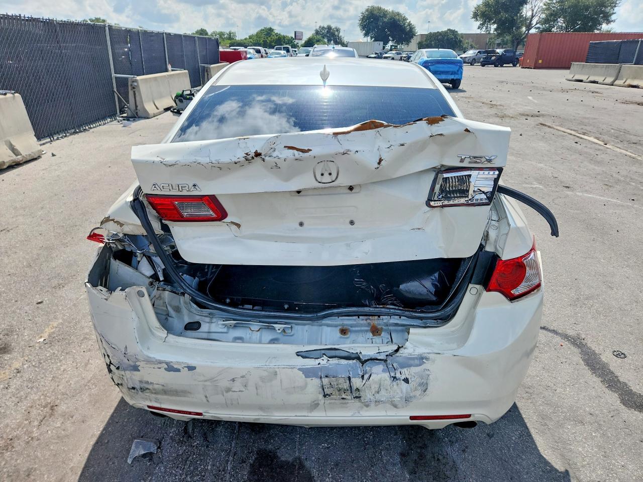 2010 Acura Tsx White vin: JH4CU2F63AC032531