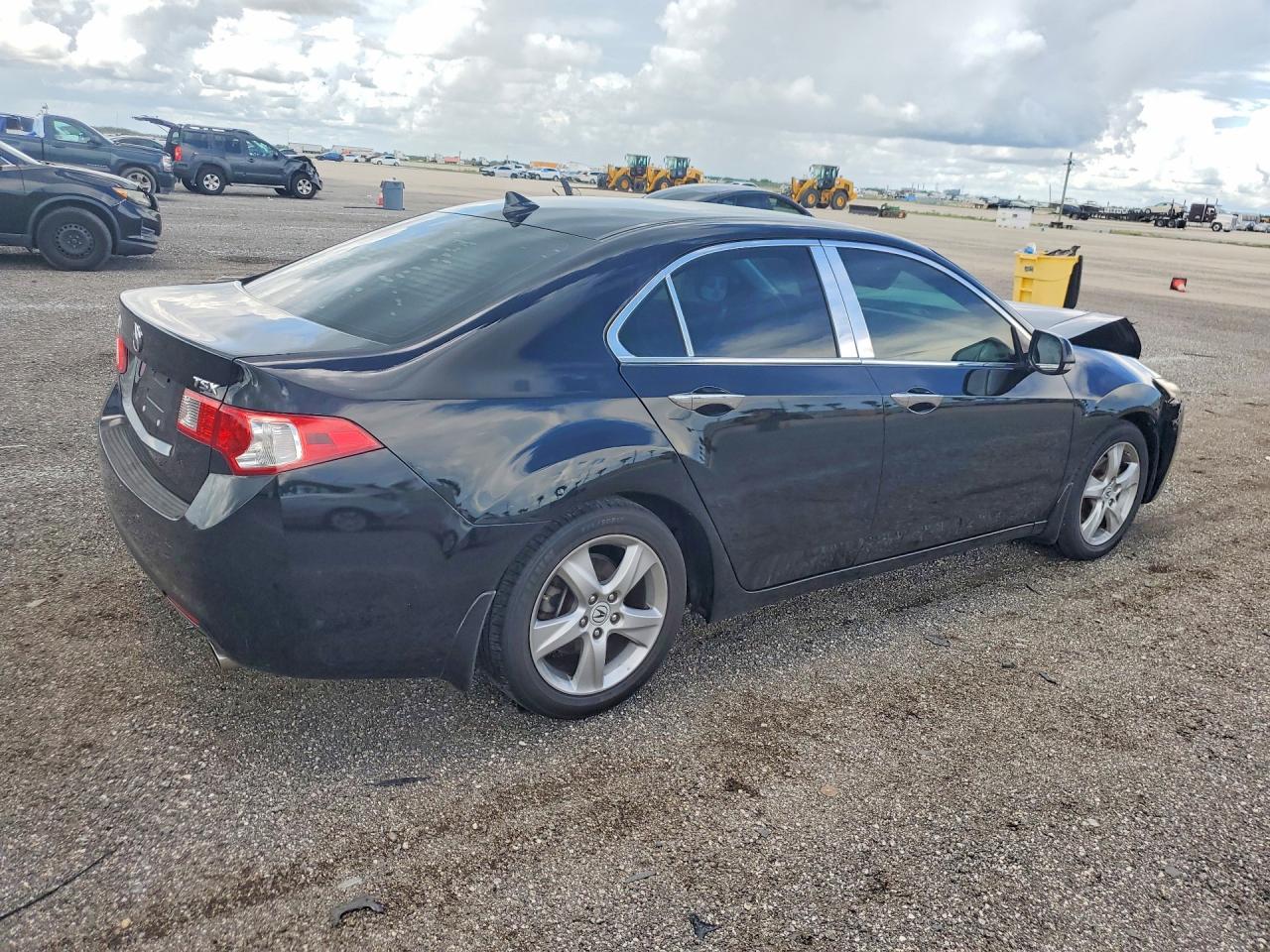 2010 Acura Tsx Black vin: JH4CU2F63AC040144