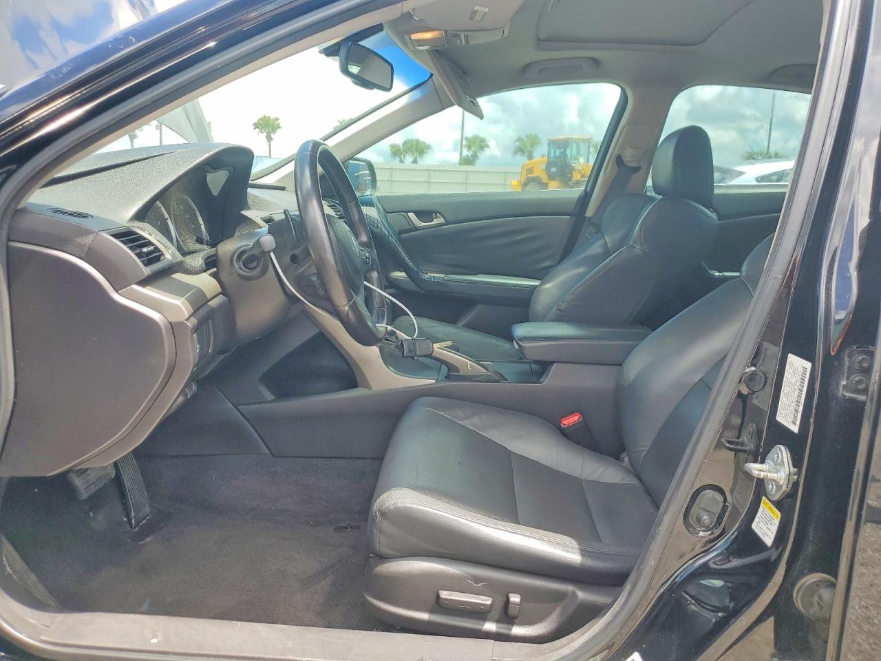 2010 Acura Tsx Black vin: JH4CU2F63AC040144