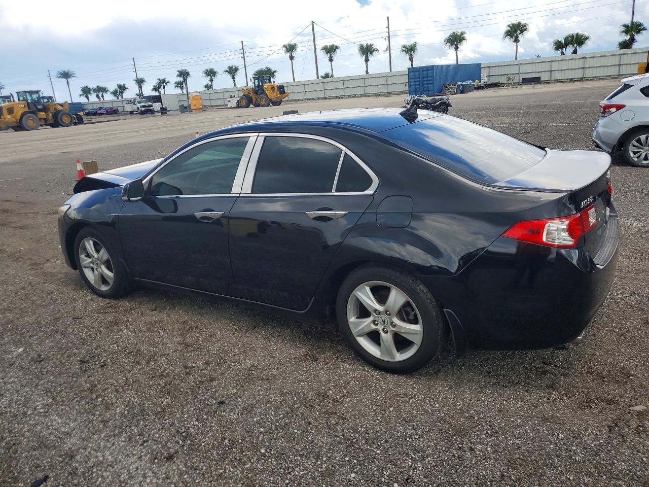 2010 Acura Tsx Black vin: JH4CU2F63AC040144